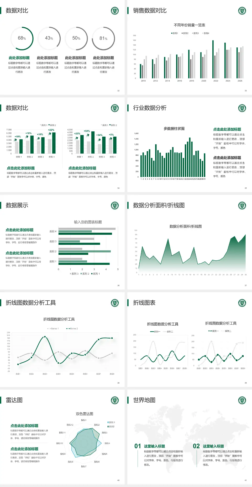 青岛市市立医院东院会议与研讨会PPT模板4:3格式幻灯片预览图5
