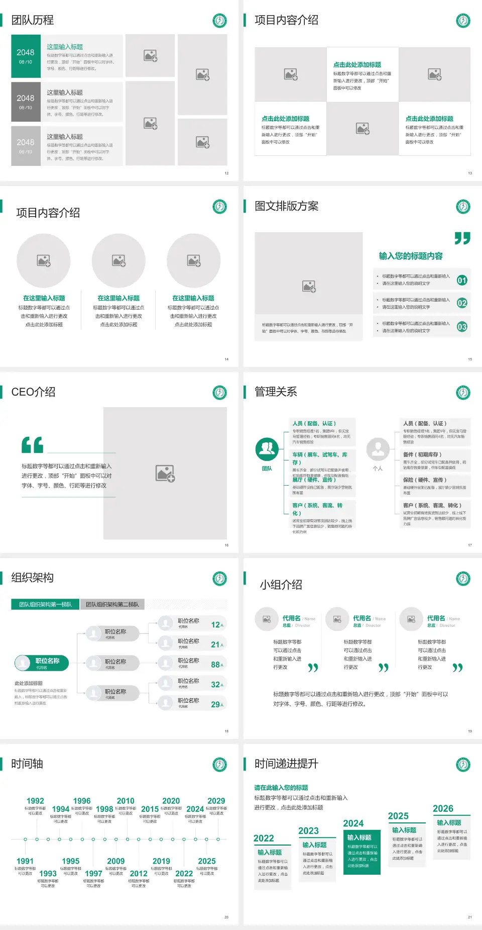 晋中市第二人民医院医院管理报告PPT模板4:3格式幻灯片预览图3