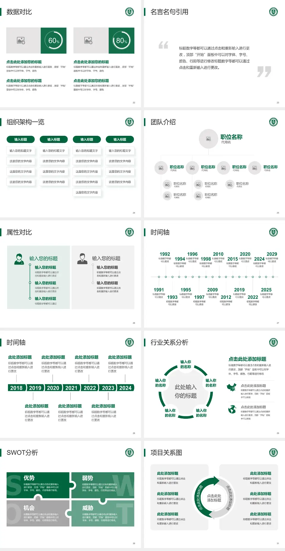 青岛市市立医院东院医院简介/日常通用PPT模板4:3格式幻灯片预览图4