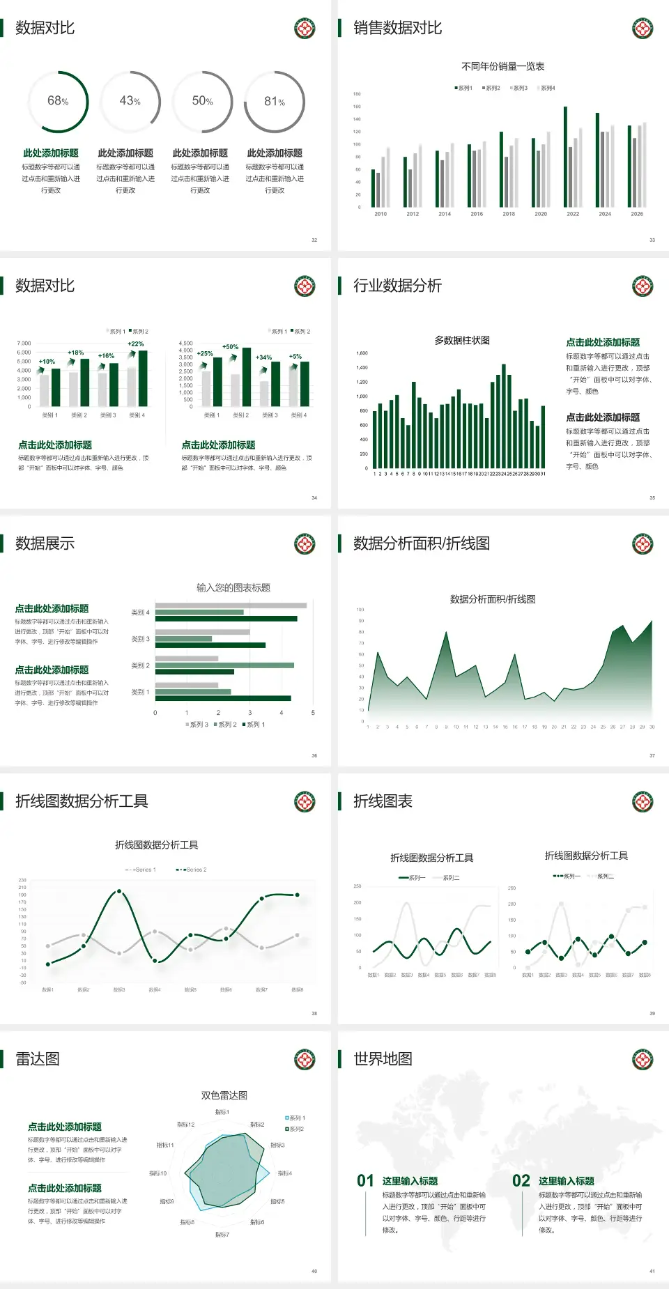 陆军第80集团军医院会议与研讨会PPT模板4:3格式幻灯片预览图5