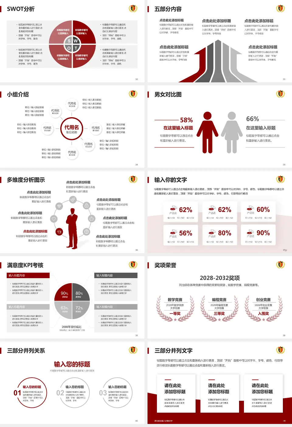 青岛大学附属医院市北院区医疗行业比赛专用PPT模板16:9格式幻灯片预览图5