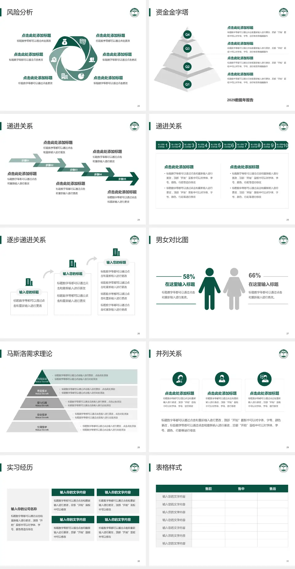 大同市第三人民医院项目申请与汇报PPT模板4:3格式幻灯片预览图4