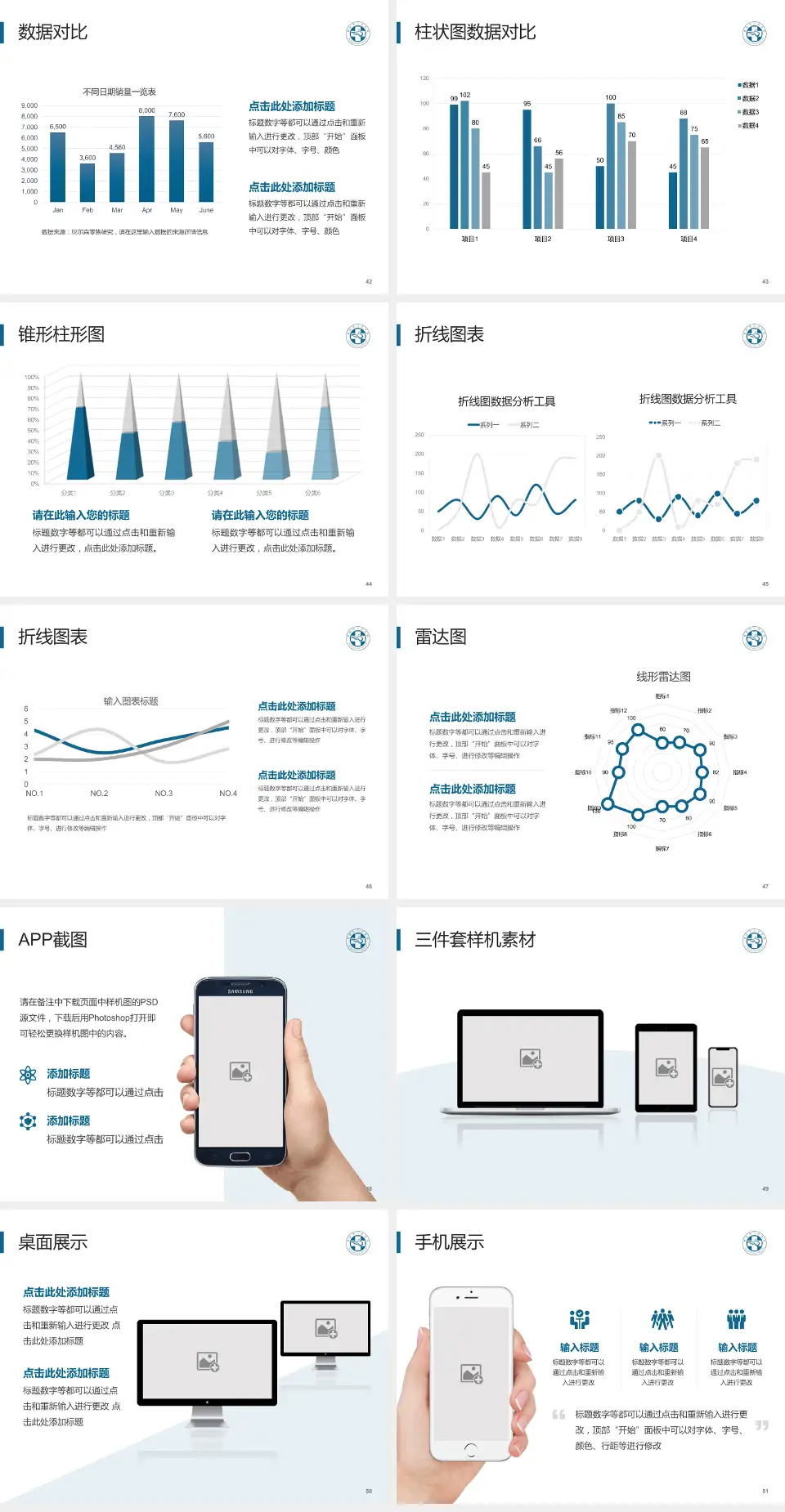 晋城市人民医院医院管理报告PPT模板4:3格式幻灯片预览图6