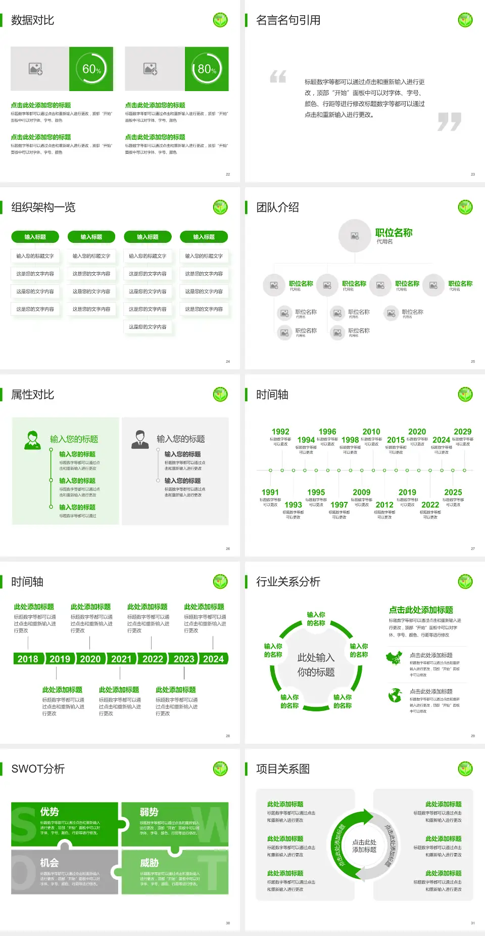 忻州市中医医院医院简介/日常通用PPT模板4:3格式幻灯片预览图4