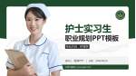 山西大医院护理专业职业生涯规划PPT模板_幻灯片封面预览图