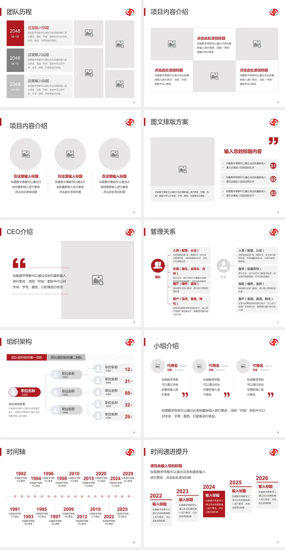 大同市第一人民医院医院管理报告PPT模板4:3格式幻灯片预览图3