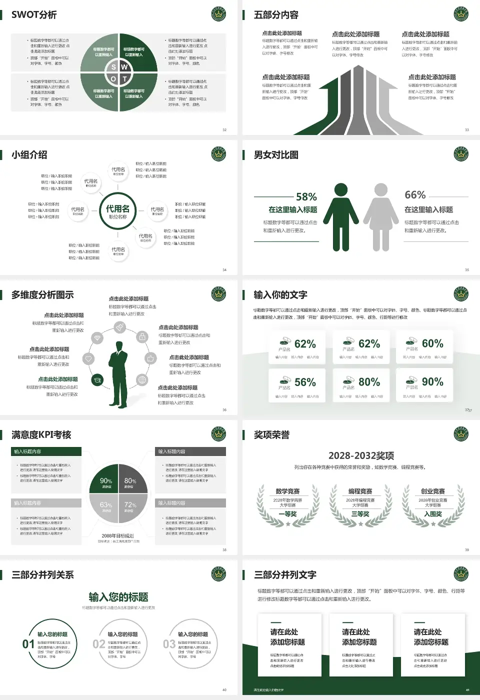 山西大医院医疗行业比赛专用PPT模板16:9格式幻灯片预览图5