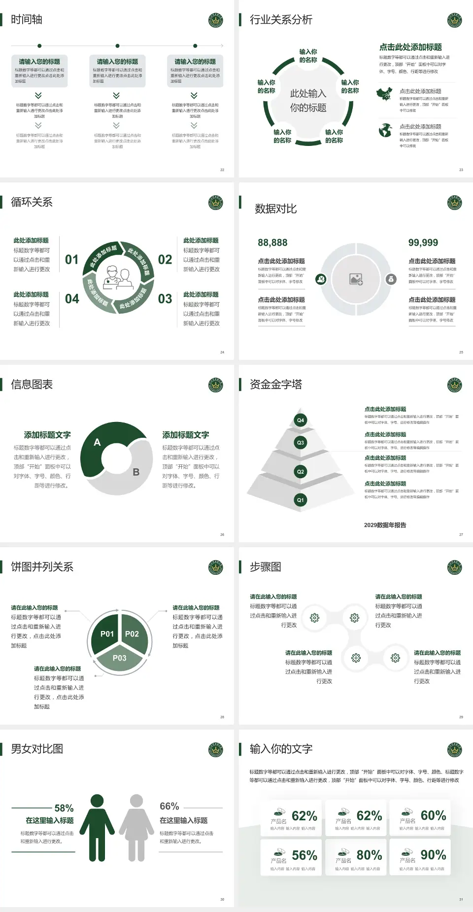 山西大医院医院管理报告PPT模板4:3格式幻灯片预览图4