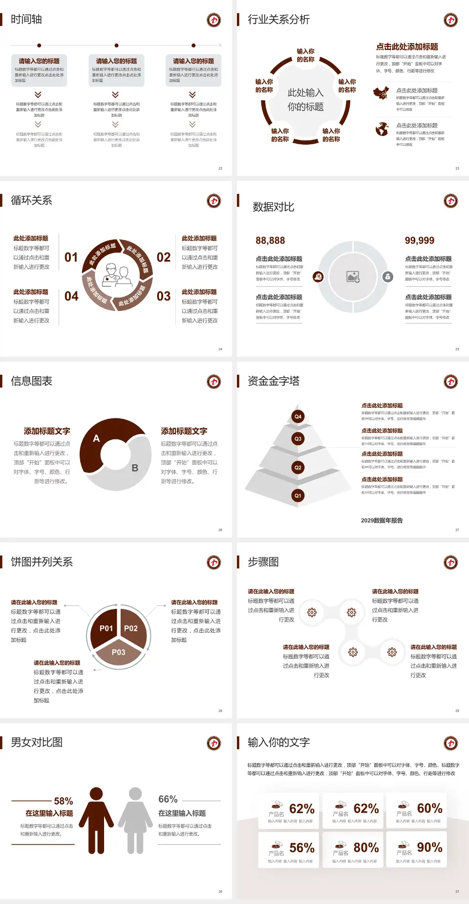 蓬莱市中医医院医院管理报告PPT模板4:3格式幻灯片预览图4