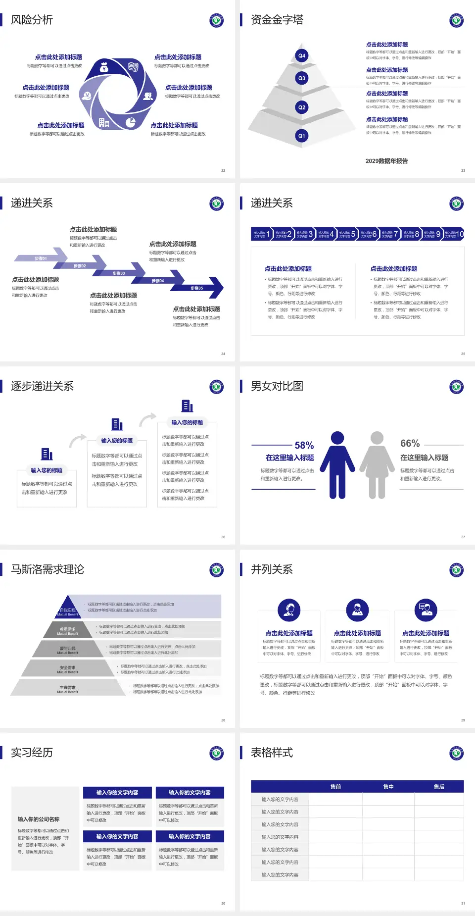 河津市人民医院项目申请与汇报PPT模板4:3格式幻灯片预览图4