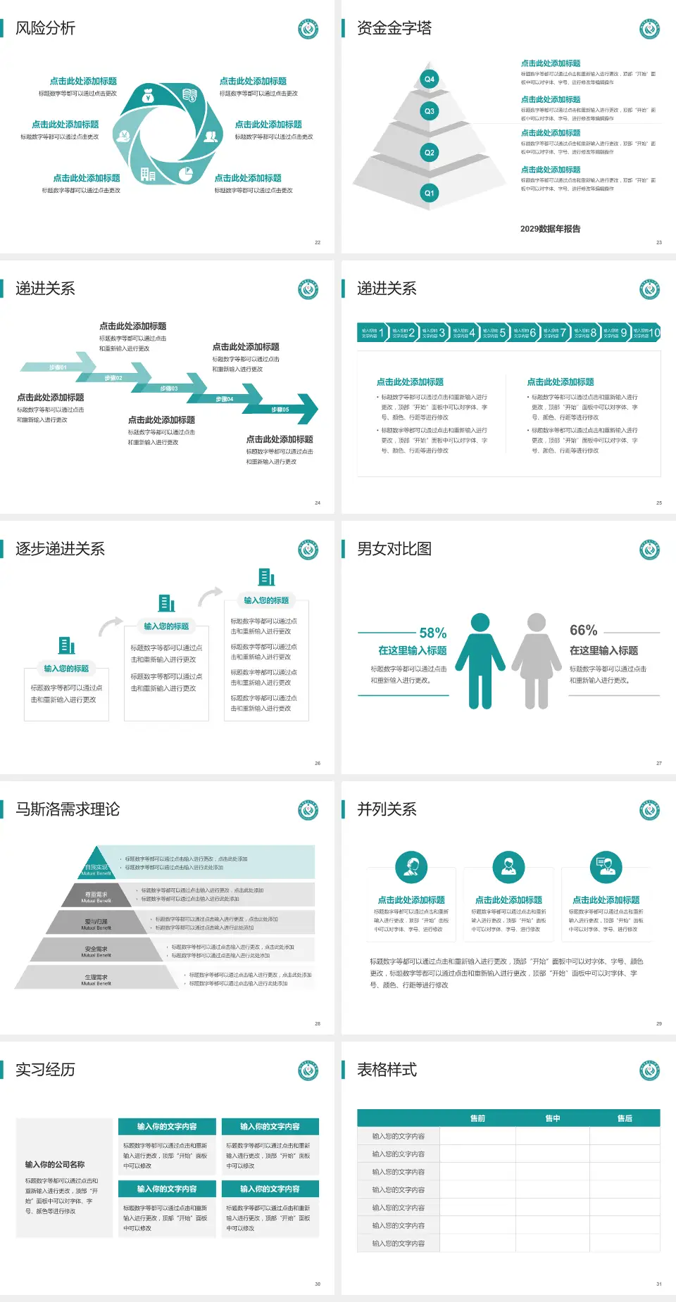 蓬莱市人民医院项目申请与汇报PPT模板4:3格式幻灯片预览图4
