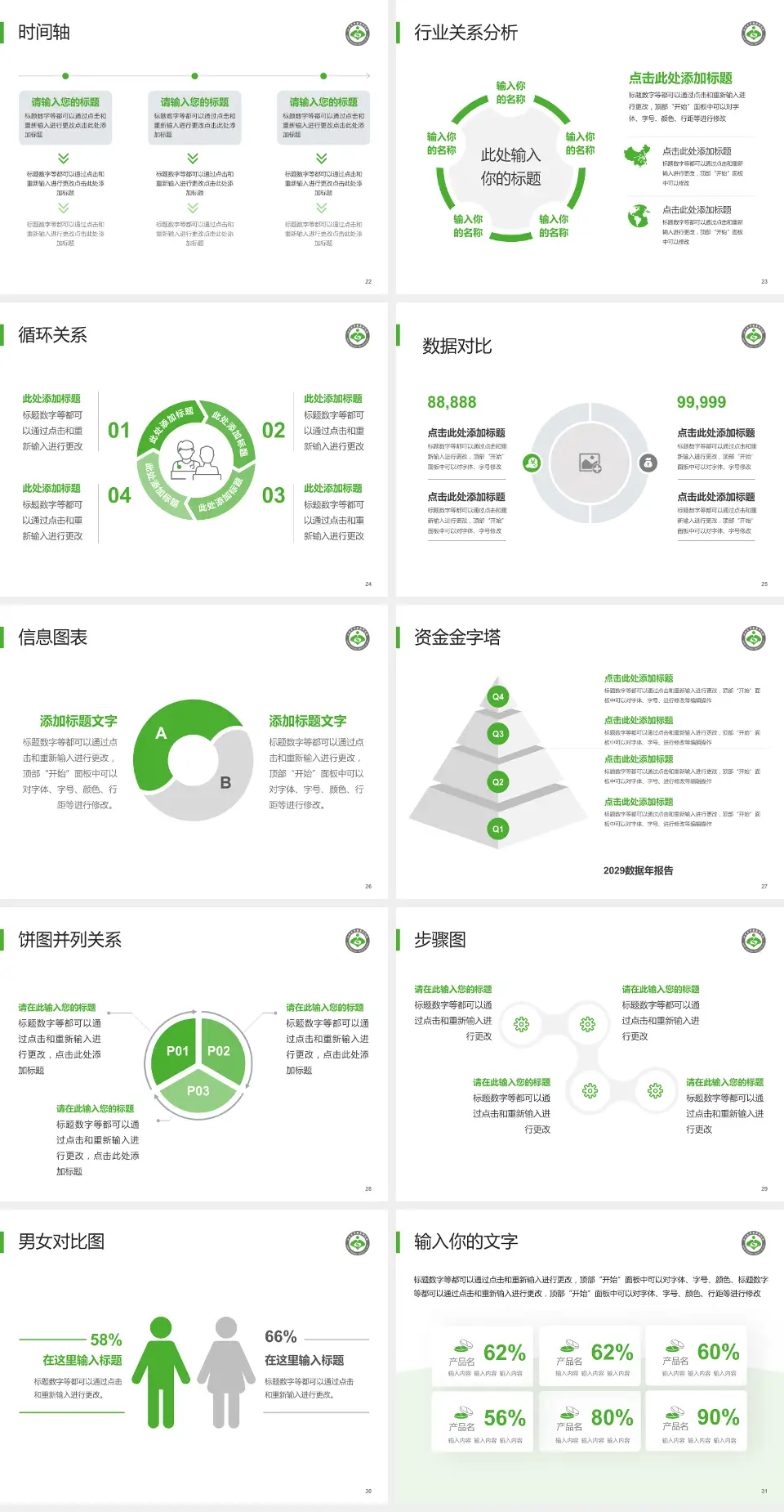 山西省中医院医院管理报告PPT模板4:3格式幻灯片预览图4