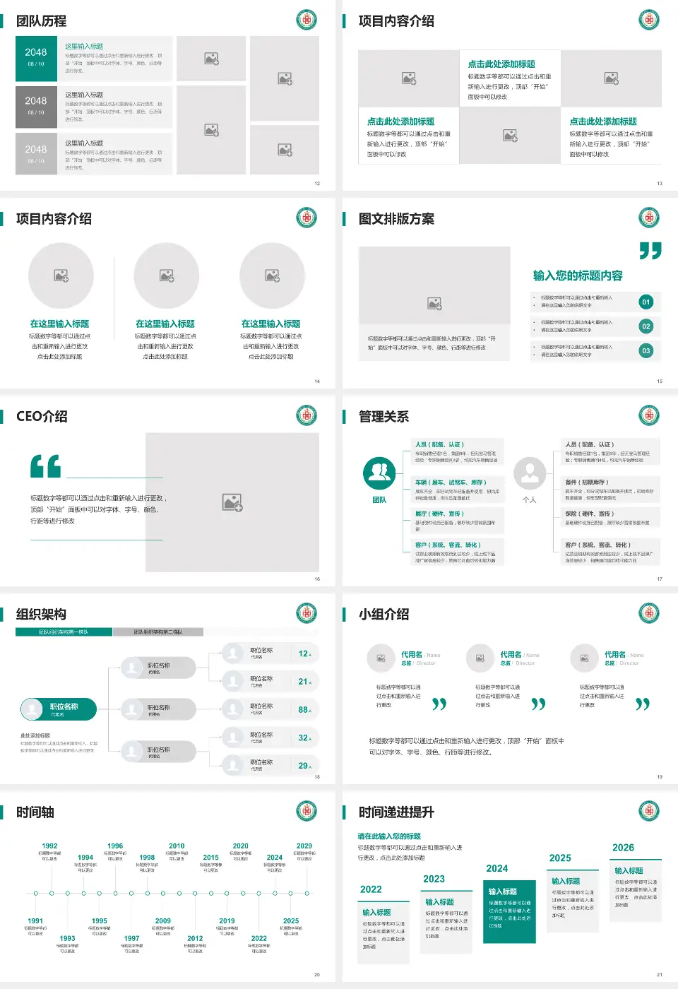 大同市第五人民医院医院管理报告PPT模板16:9格式幻灯片预览图3