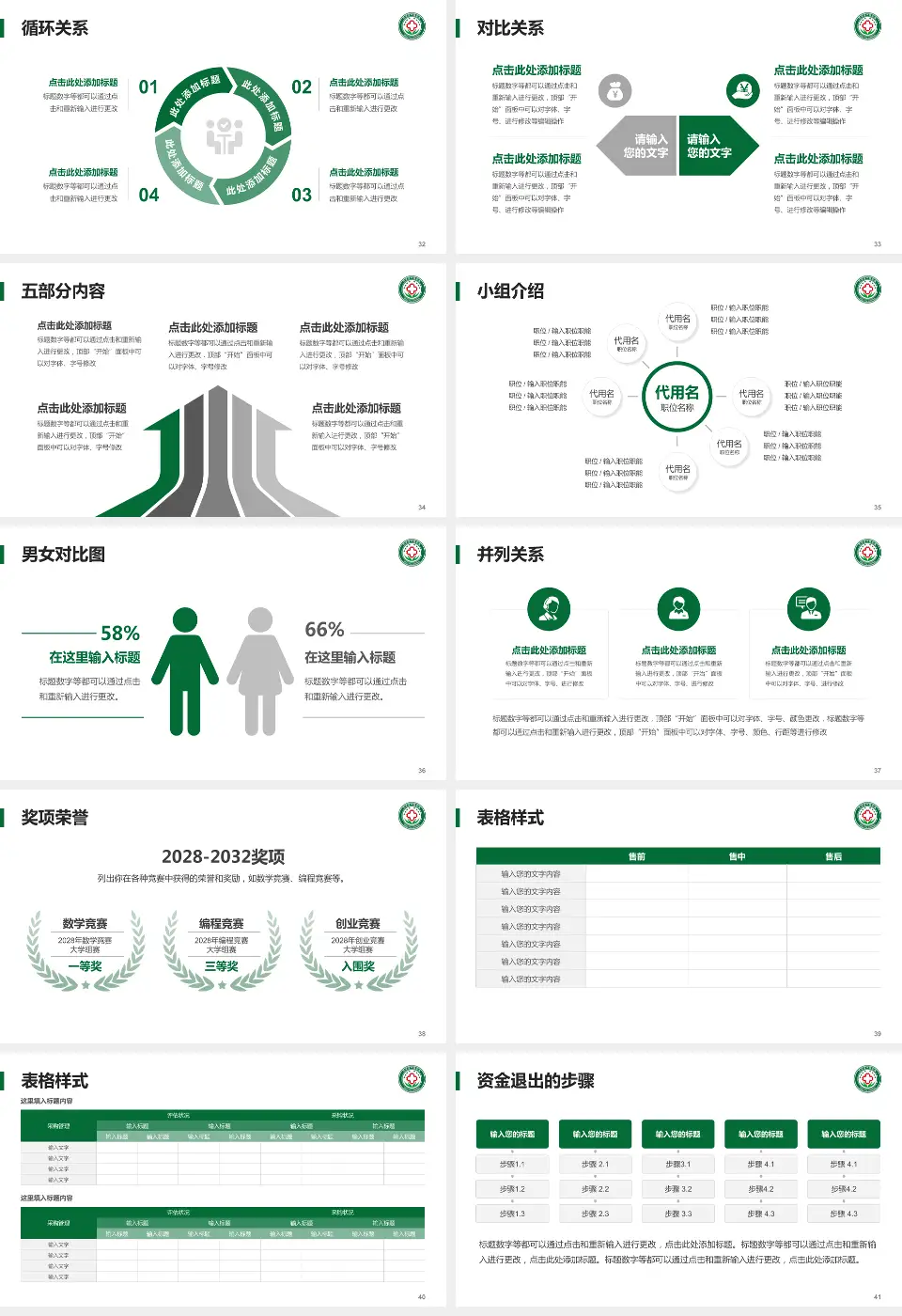 河曲县中医院医院简介/日常通用PPT模板16:9格式幻灯片预览图5