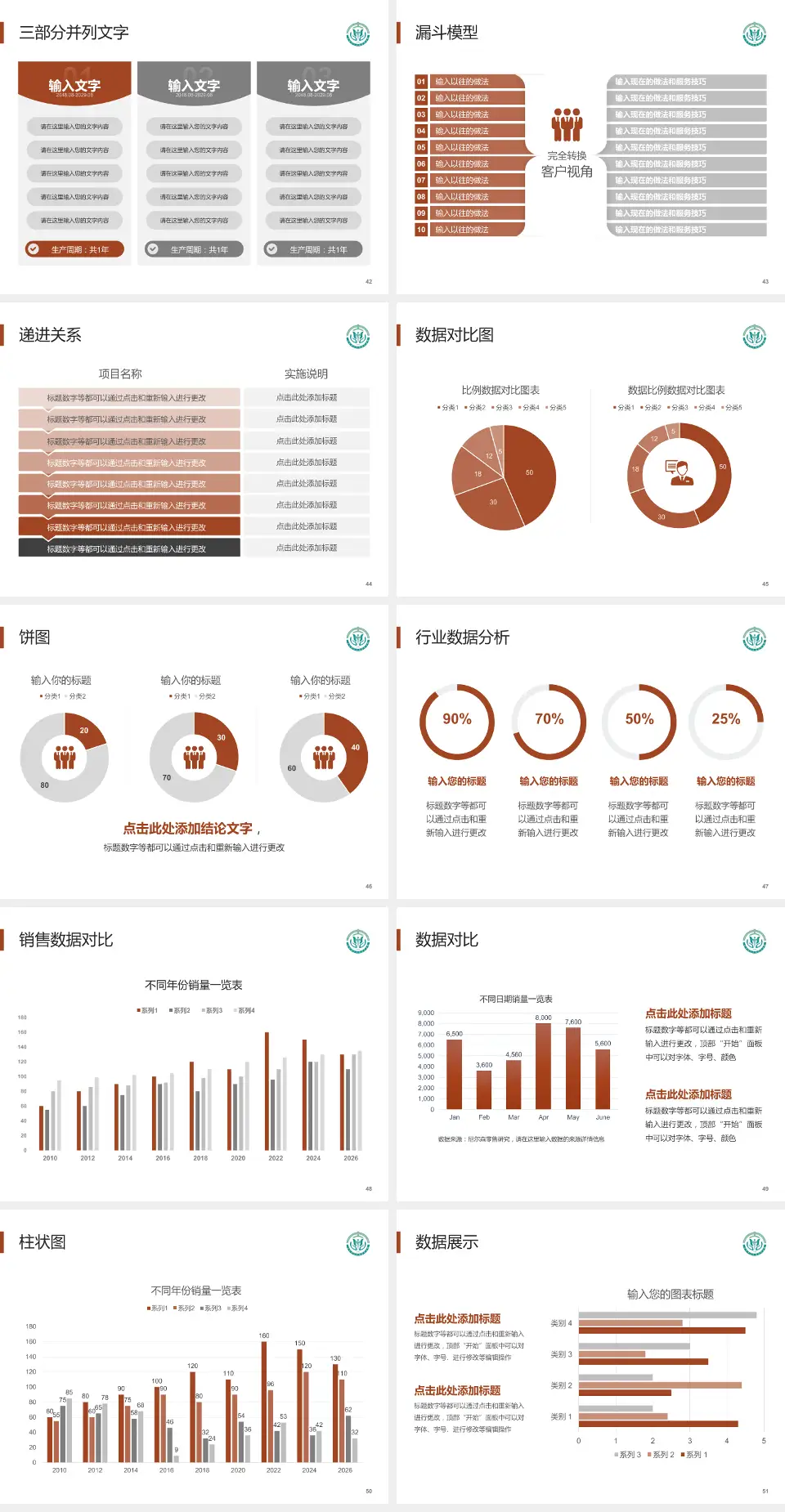山西省中西医结合医院患者教育与指导PPT模板4:3格式幻灯片预览图6