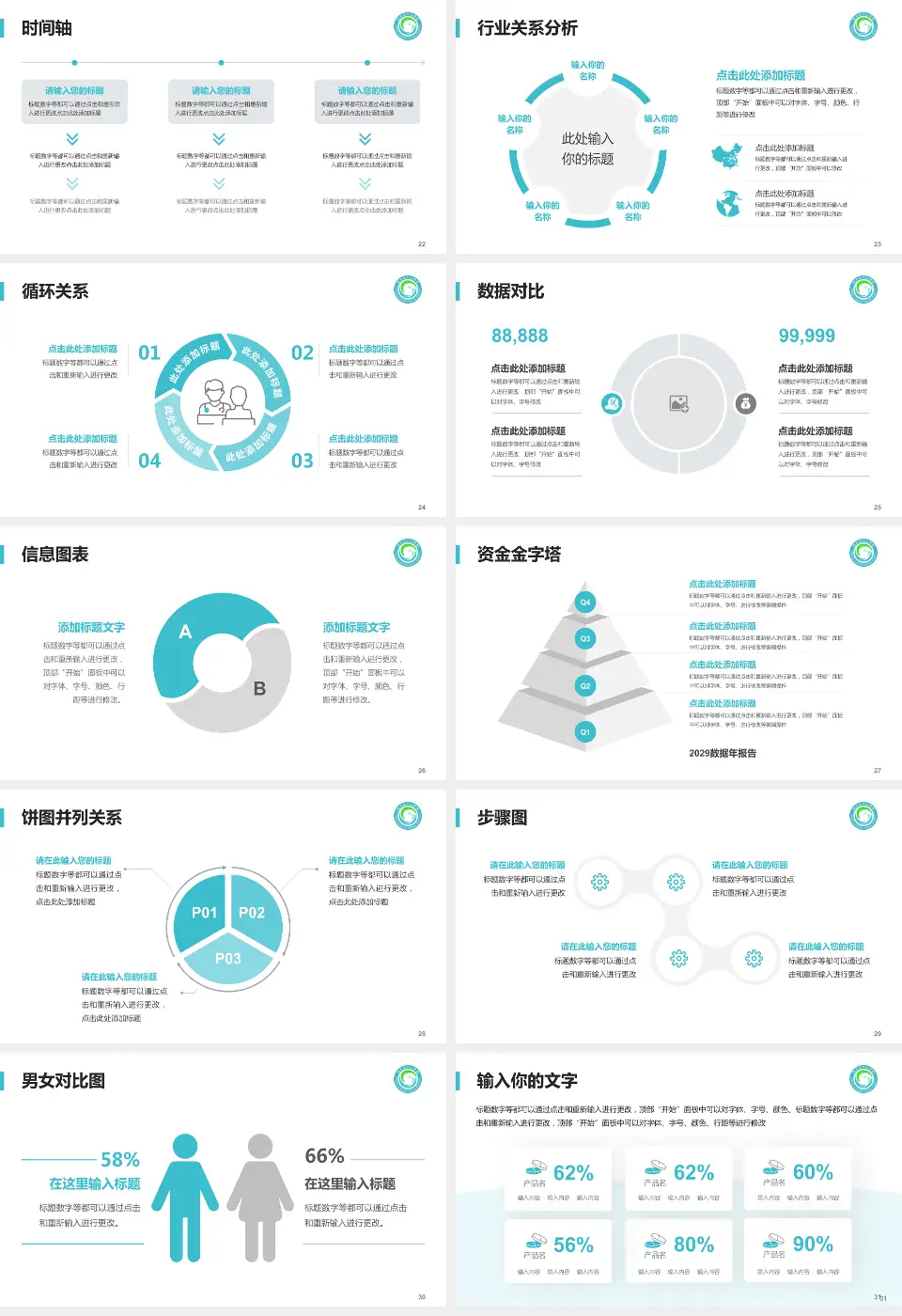 阳谷县中心医院医院管理报告PPT模板16:9格式幻灯片预览图4