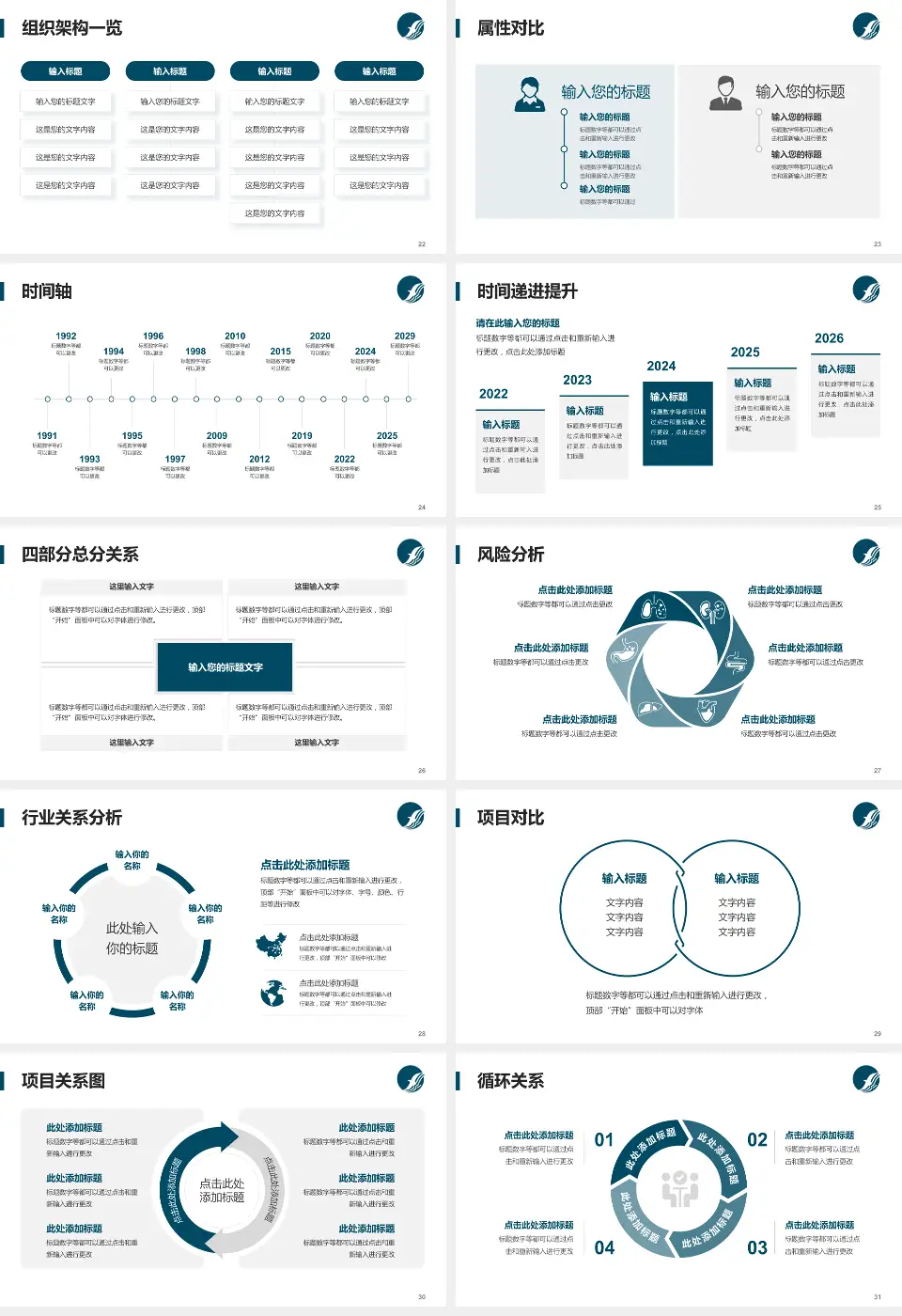 忻州市人民医院医疗行业比赛专用PPT模板16:9格式幻灯片预览图4
