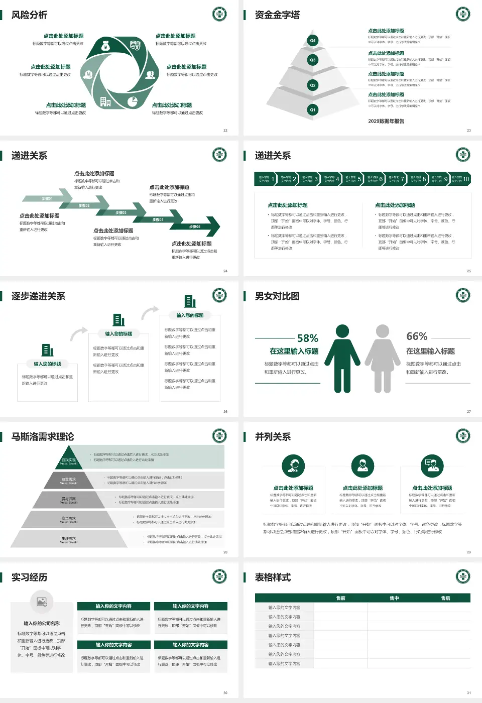 龙口市南山医院项目申请与汇报PPT模板16:9格式幻灯片预览图4