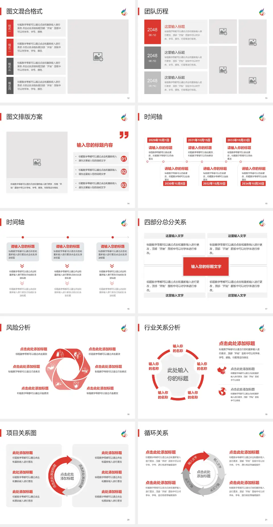 晋城煤业集团总医院项目申请与汇报PPT模板4:3格式幻灯片预览图3