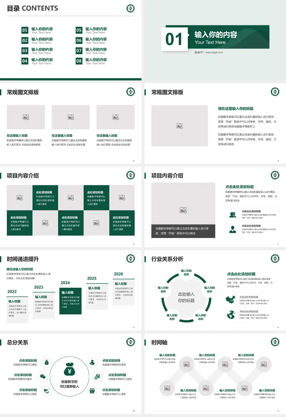 龙口市南山医院财务与预算报告PPT模板16:9格式幻灯片预览图2