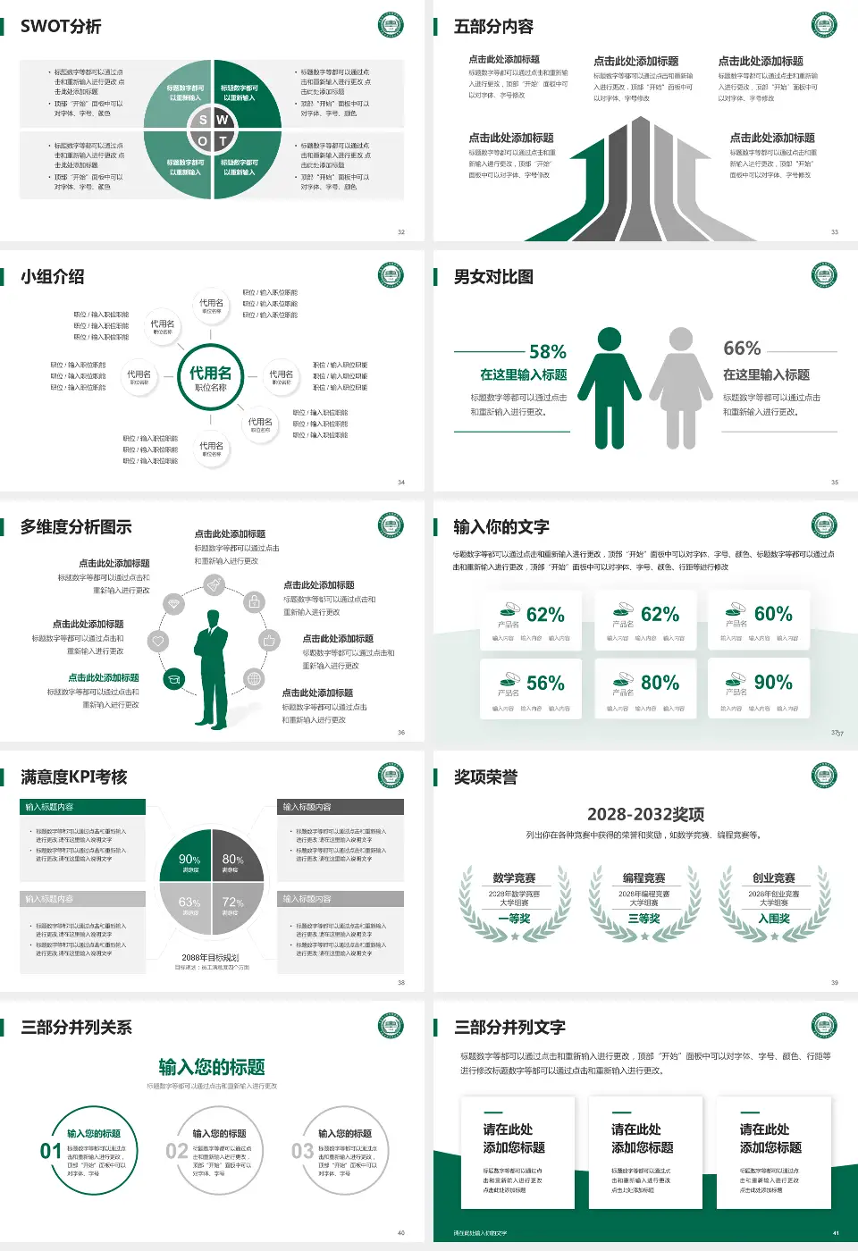青岛市胶州中心医院医疗行业比赛专用PPT模板16:9格式幻灯片预览图5