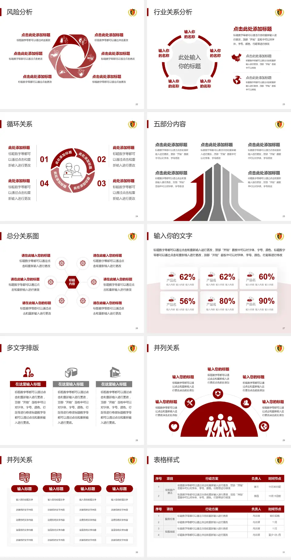 青岛大学附属医院西海岸院区科室介绍与推广PPT模板4:3格式幻灯片预览图4