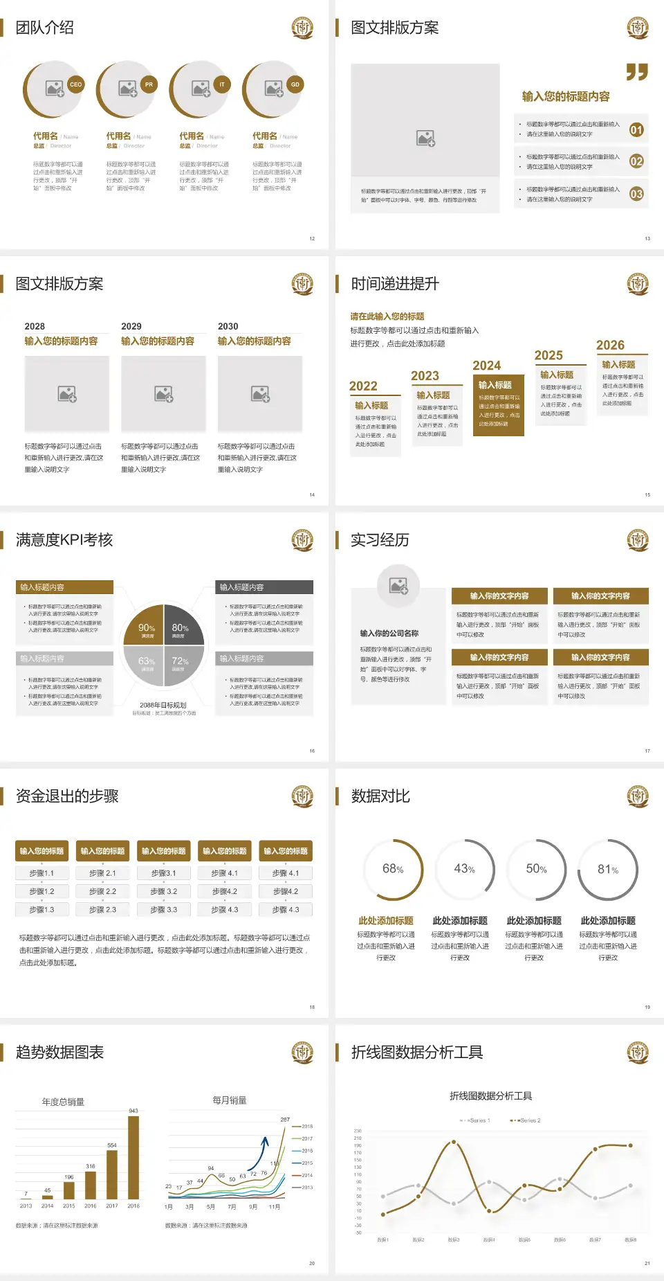 青岛市公共卫生临床中心市北院区培训与教育PPT模板4:3格式幻灯片预览图3