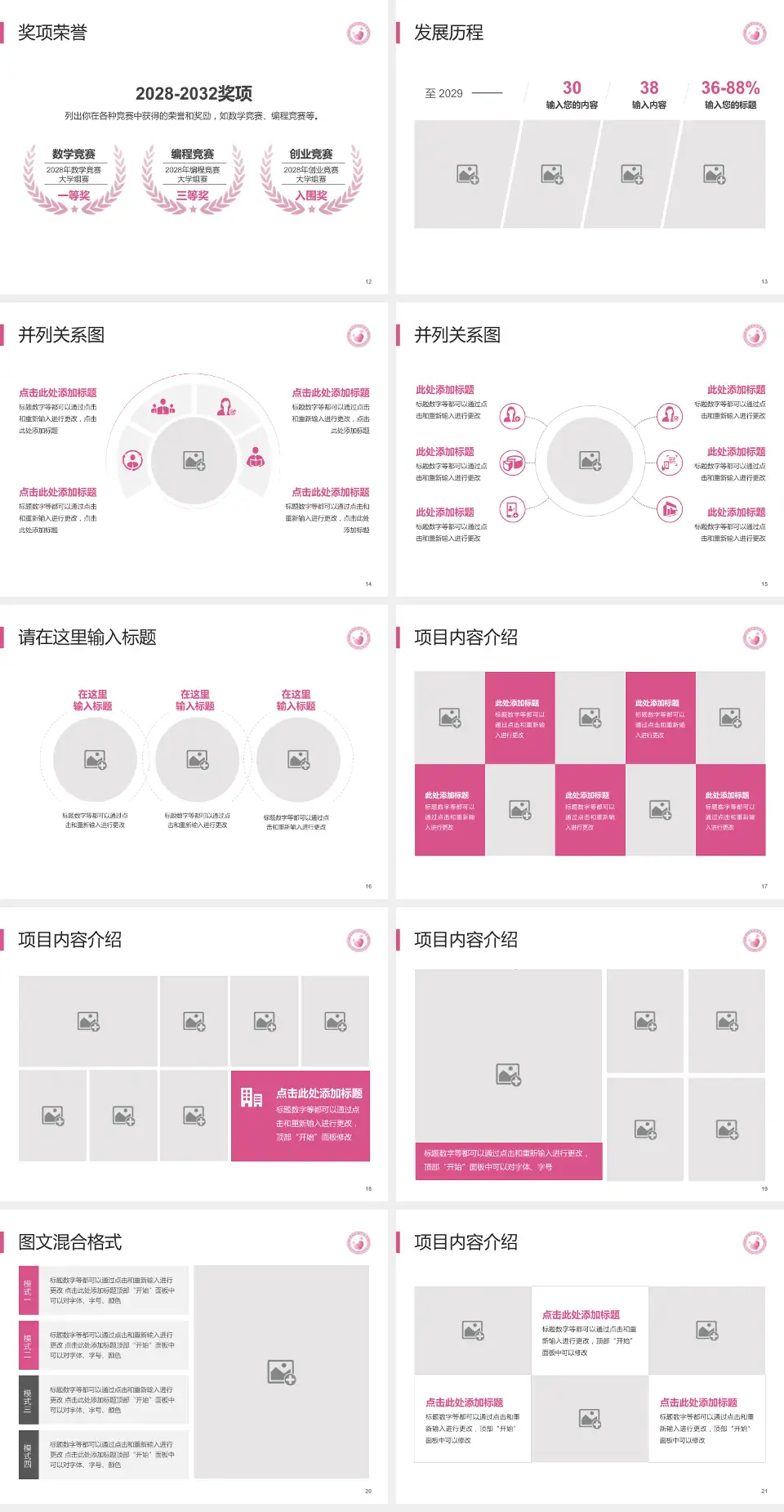 晋中市妇幼保健院护理专业职业生涯规划PPT模板4:3格式幻灯片预览图3