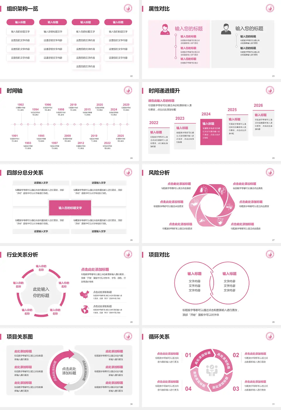 晋中市妇幼保健院医疗行业比赛专用PPT模板16:9格式幻灯片预览图4
