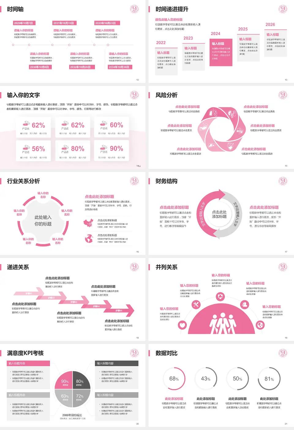 山西省儿童医院病例分享与讨论PPT模板16:9格式幻灯片预览图3