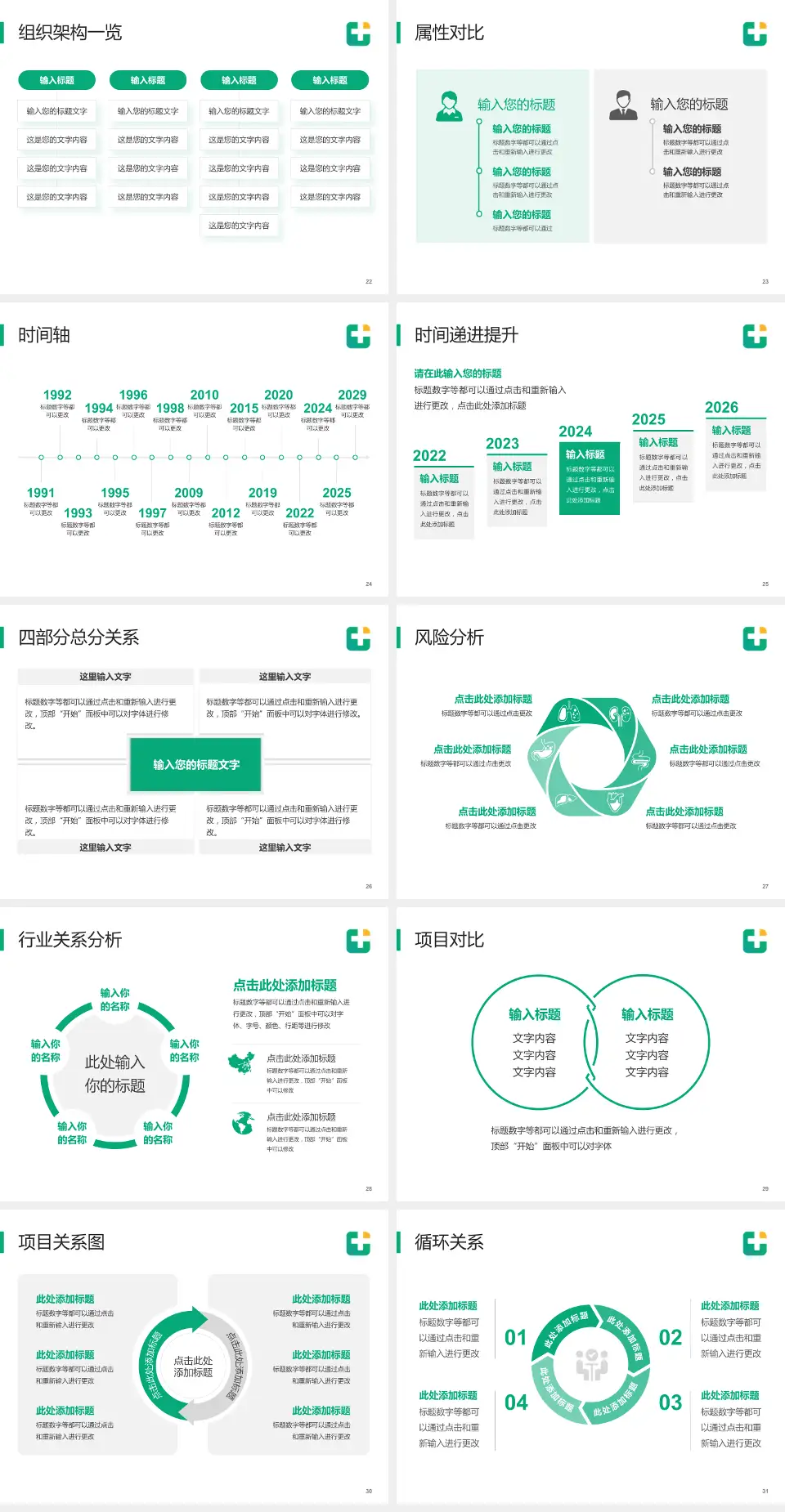 龙口市人民医院医疗行业比赛专用PPT模板4:3格式幻灯片预览图4