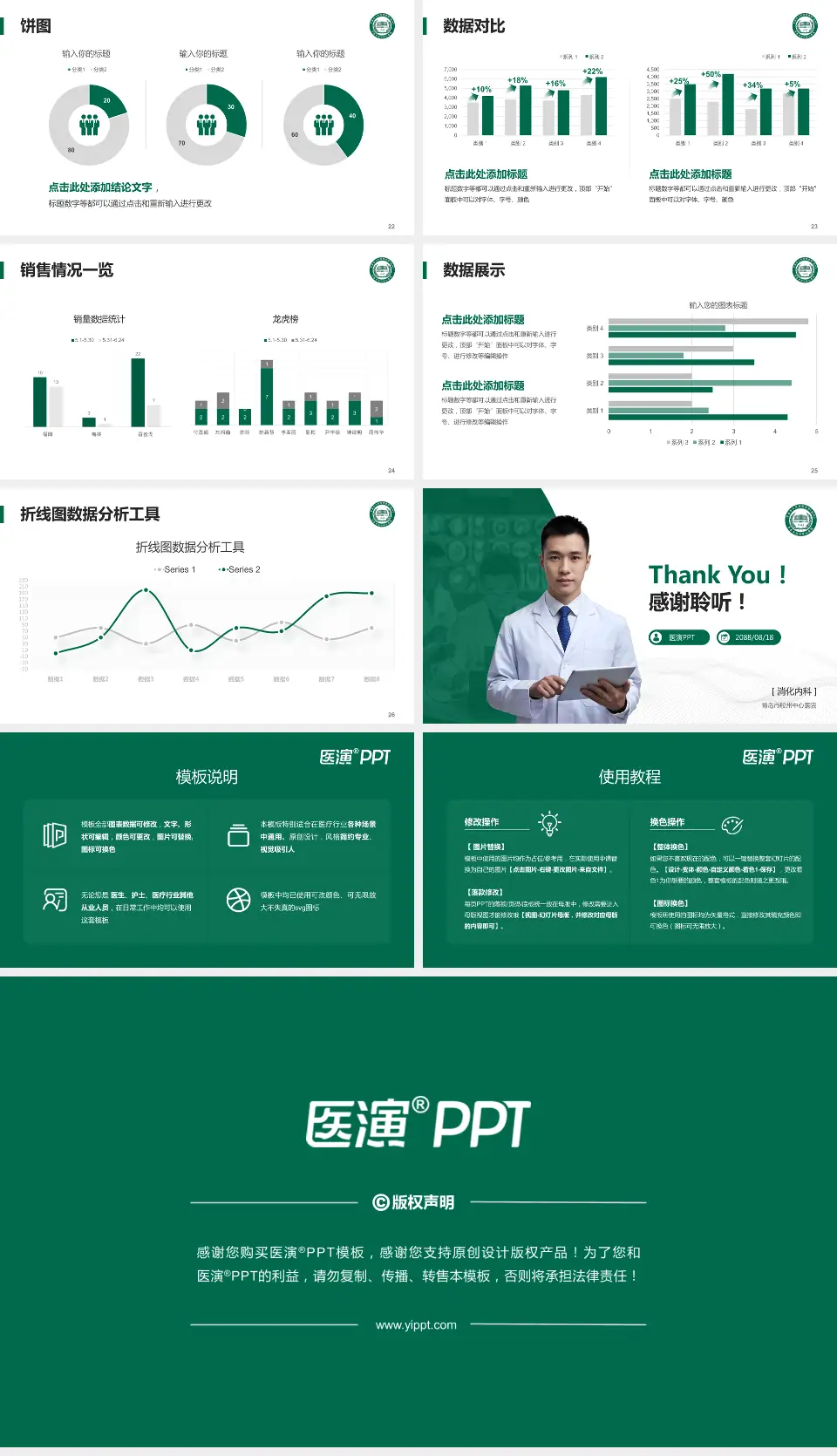 青岛市胶州中心医院病例分享与讨论PPT模板16:9格式幻灯片预览图4