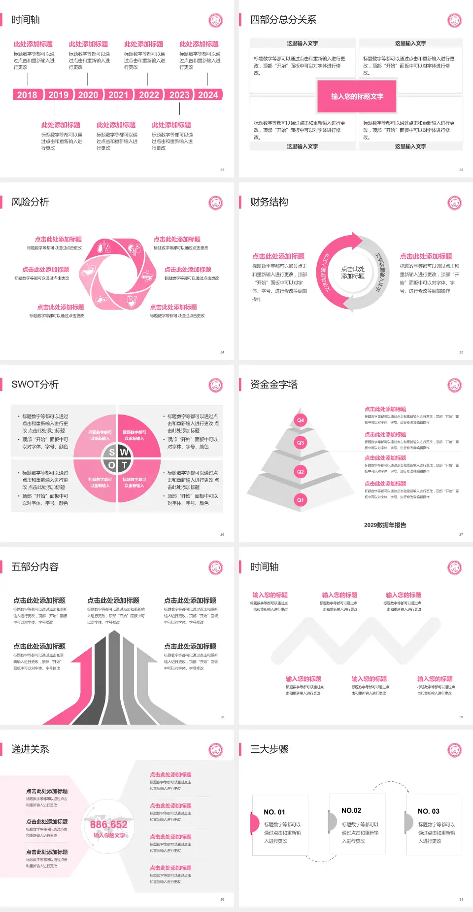 忻州市妇女儿童医院患者教育与指导PPT模板4:3格式幻灯片预览图4