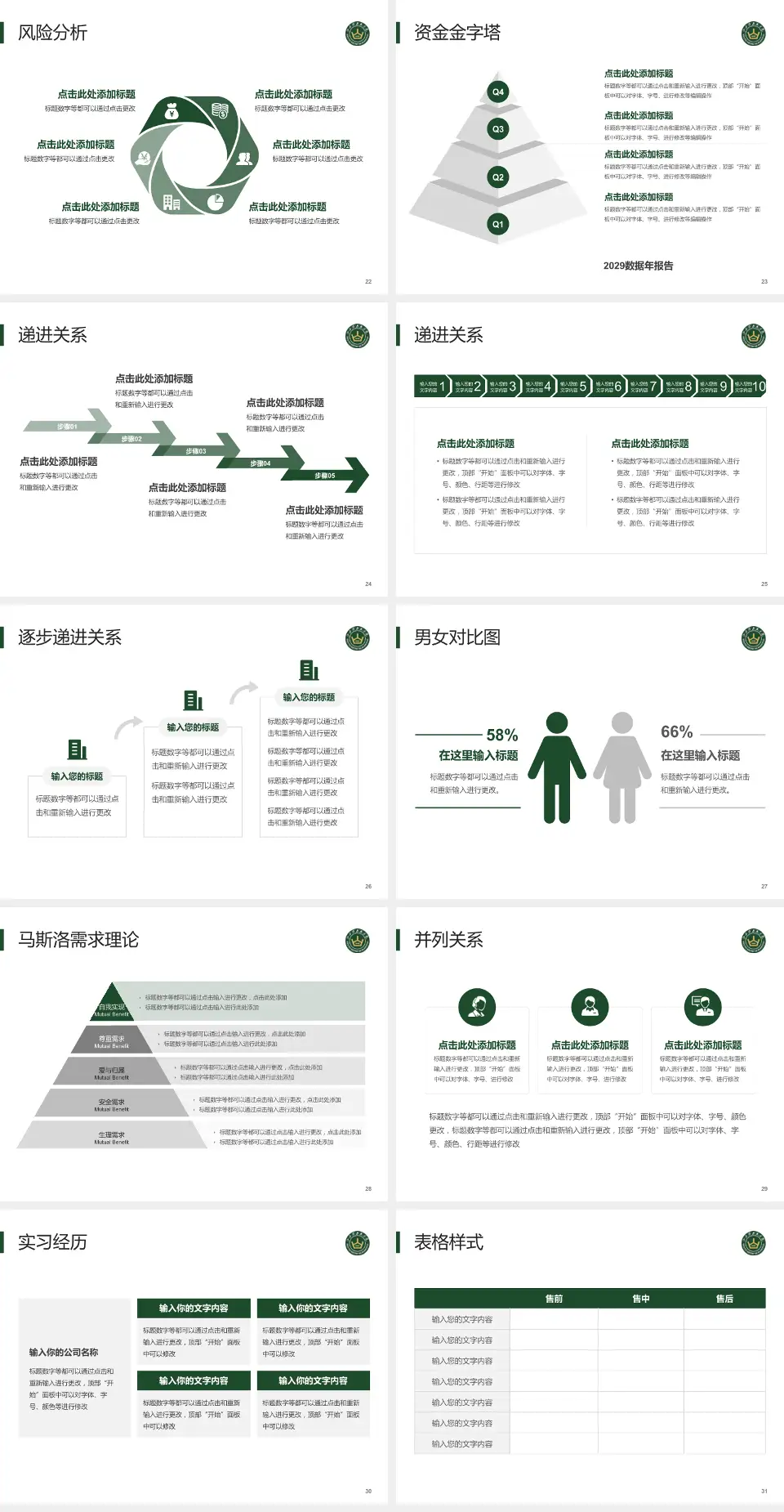 山西大医院项目申请与汇报PPT模板4:3格式幻灯片预览图4