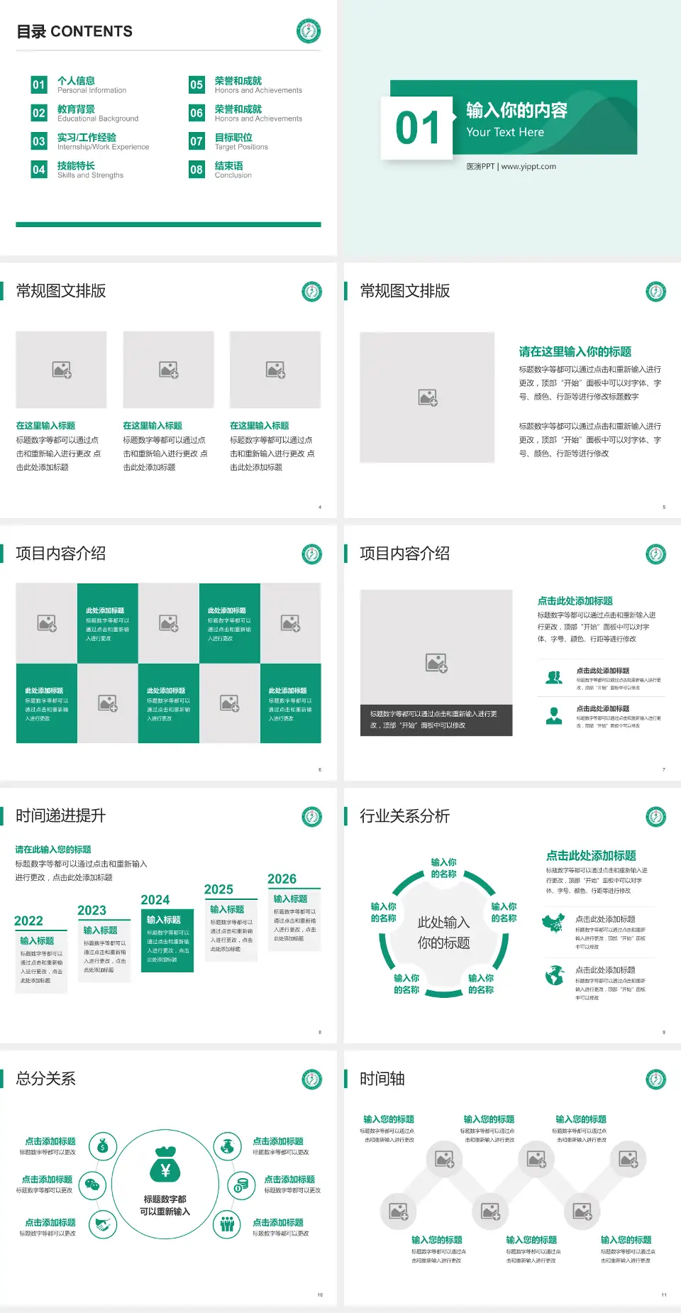 晋中市第二人民医院财务与预算报告PPT模板4:3格式幻灯片预览图2