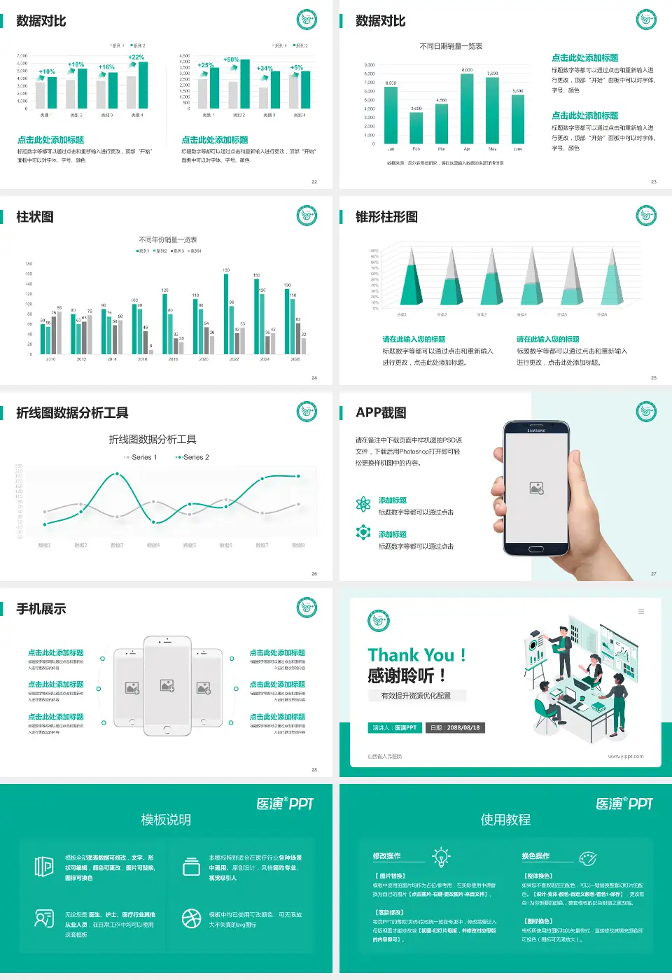 山西省人民医院财务与预算报告PPT模板16:9格式幻灯片预览图4