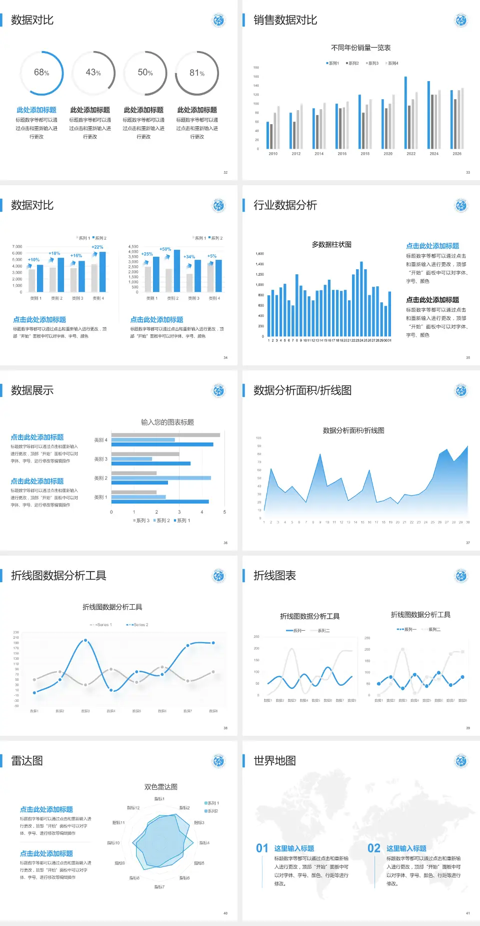 诸城市人民医院会议与研讨会PPT模板4:3格式幻灯片预览图5