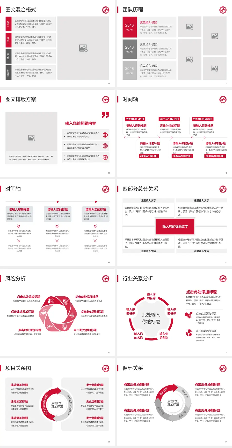 国药同煤总医院恒安院区项目申请与汇报PPT模板4:3格式幻灯片预览图3