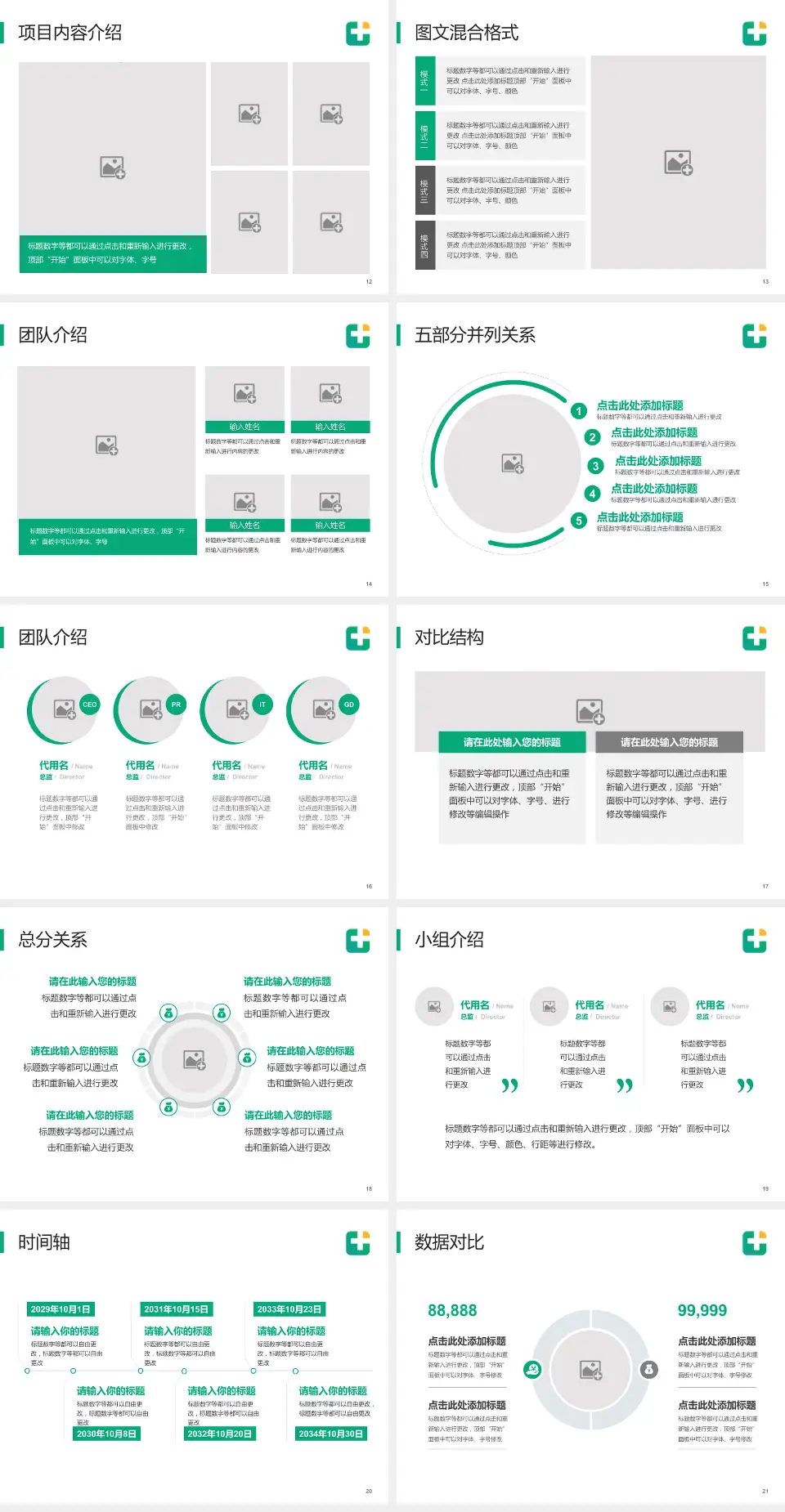 龙口市人民医院医疗知识普及PPT模板4:3格式幻灯片预览图3