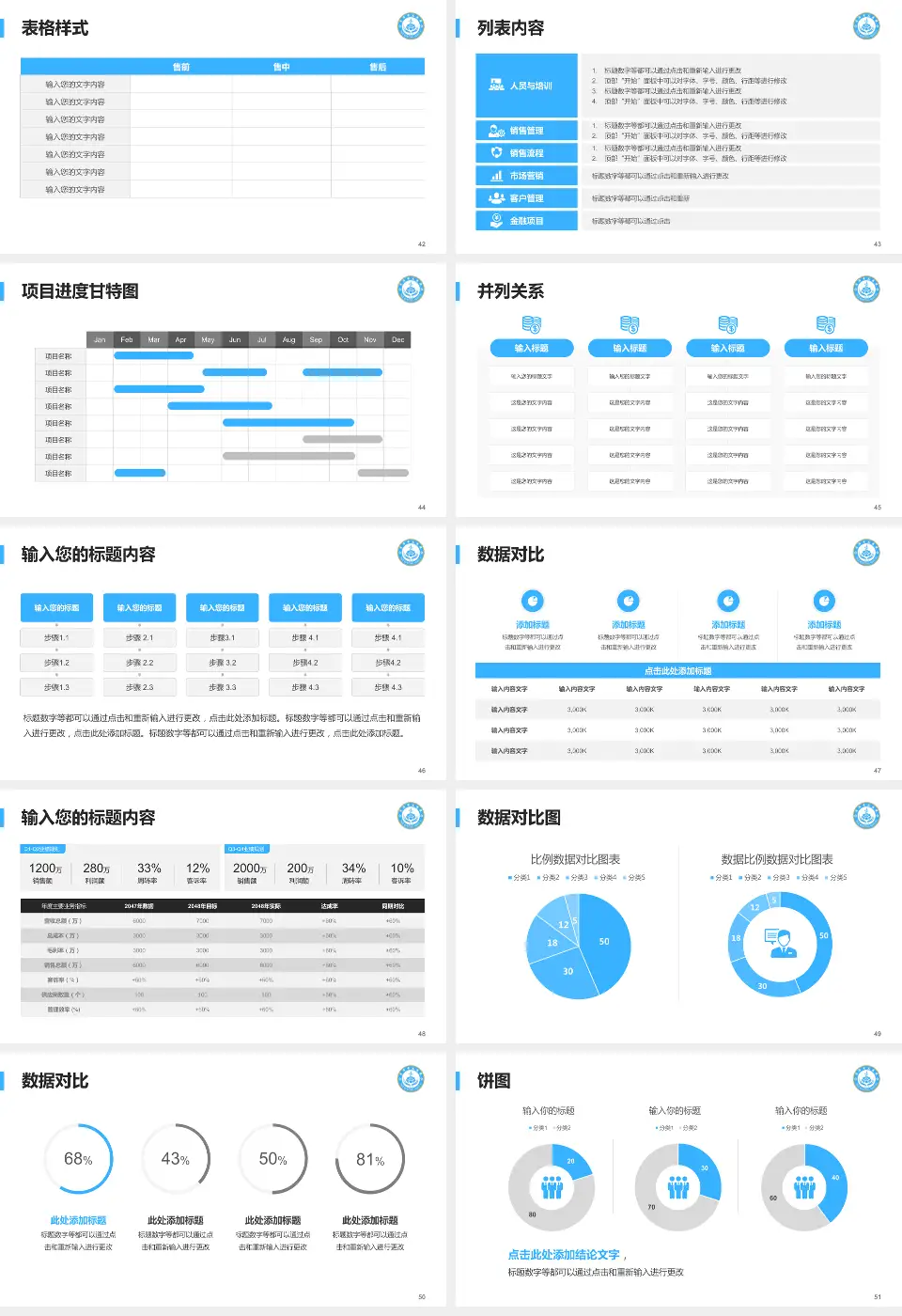 菏泽市立医院医疗行业比赛专用PPT模板16:9格式幻灯片预览图6