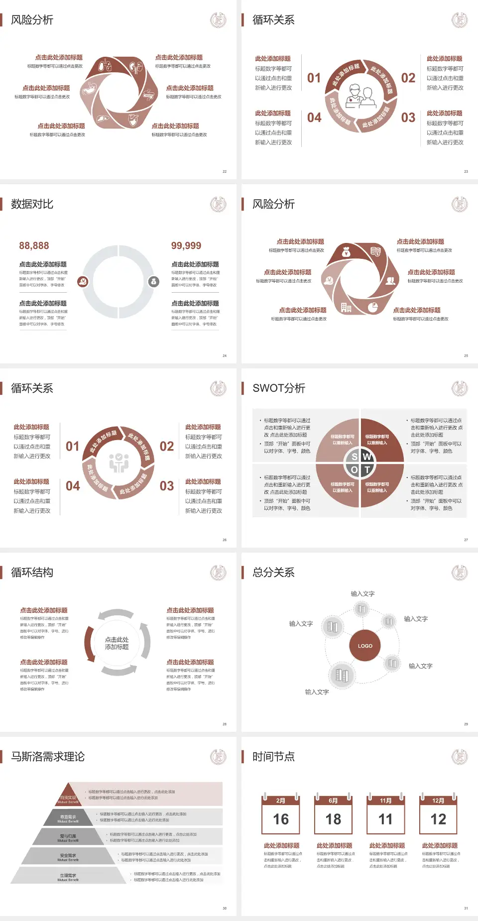 太原市人民医院科研成果展示PPT模板4:3格式幻灯片预览图4