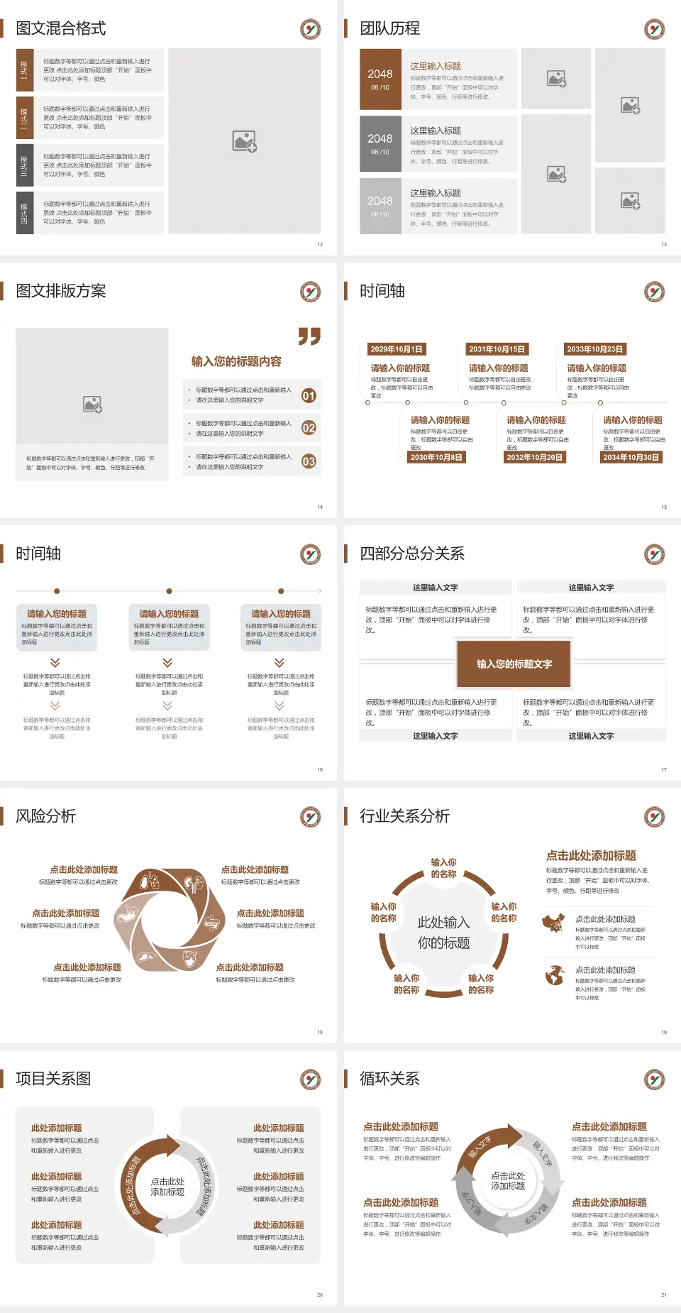 山西中医学院附属医院项目申请与汇报PPT模板4:3格式幻灯片预览图3