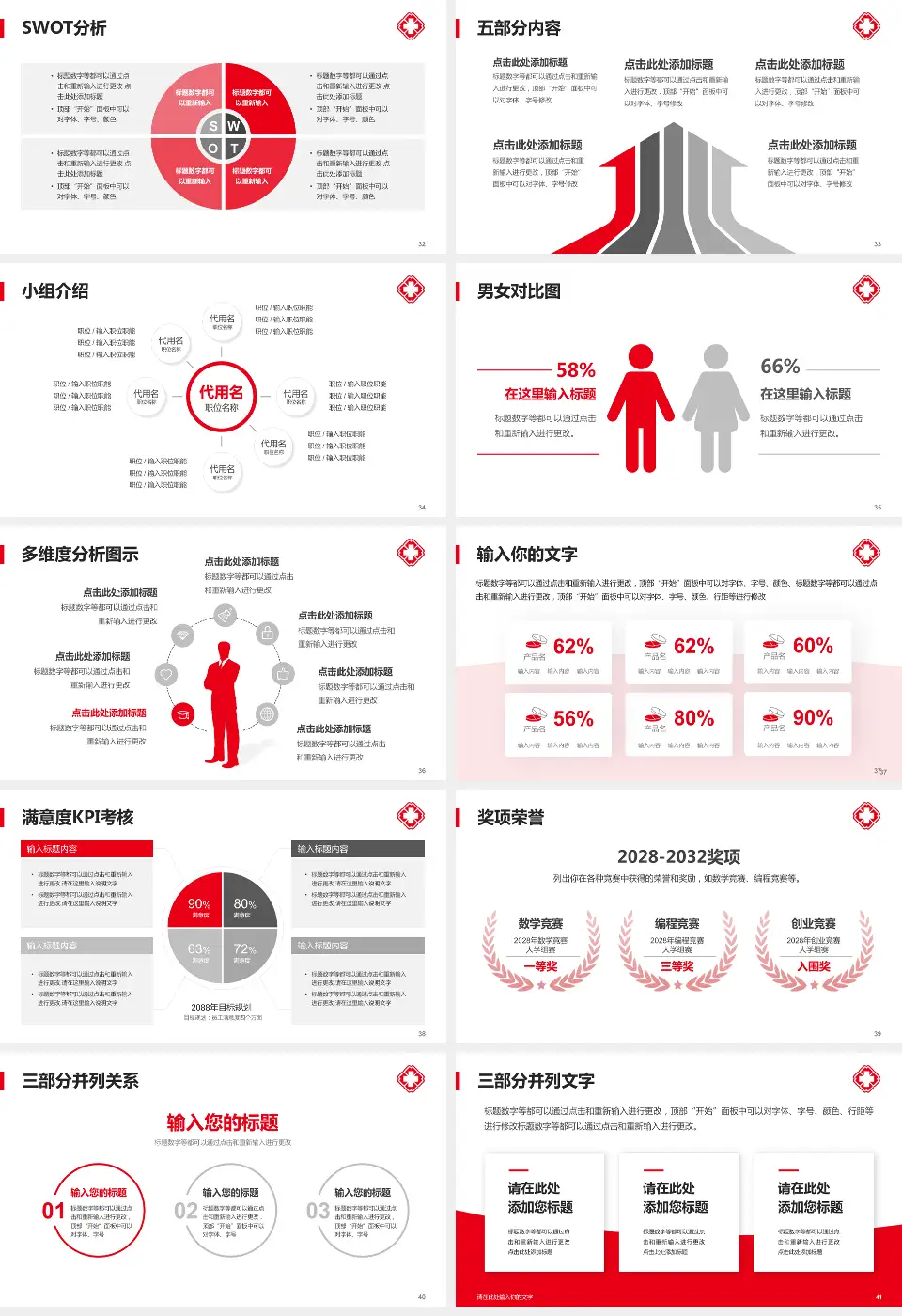 五四一总医院医疗行业比赛专用PPT模板16:9格式幻灯片预览图5
