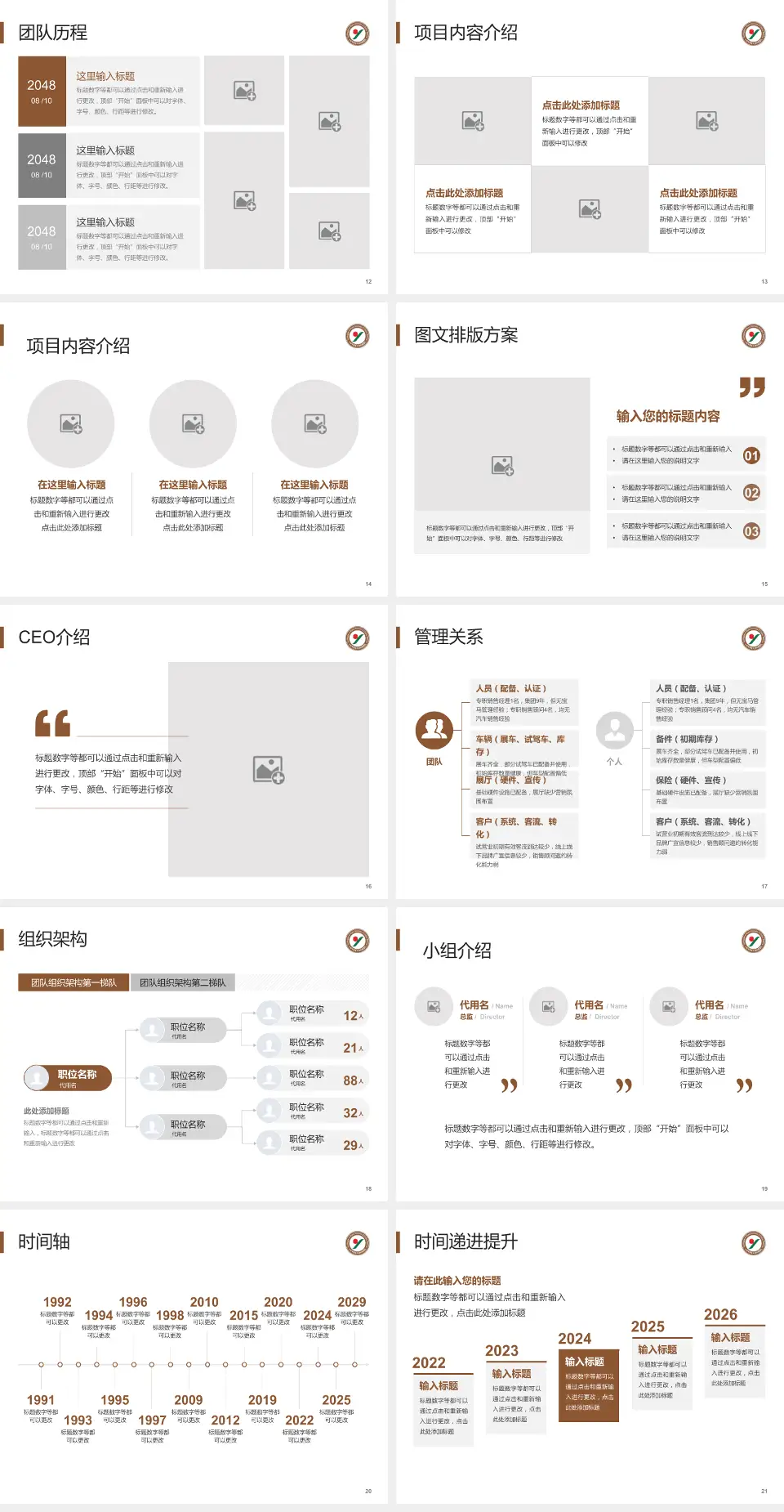 山西中医学院附属医院医院管理报告PPT模板4:3格式幻灯片预览图3