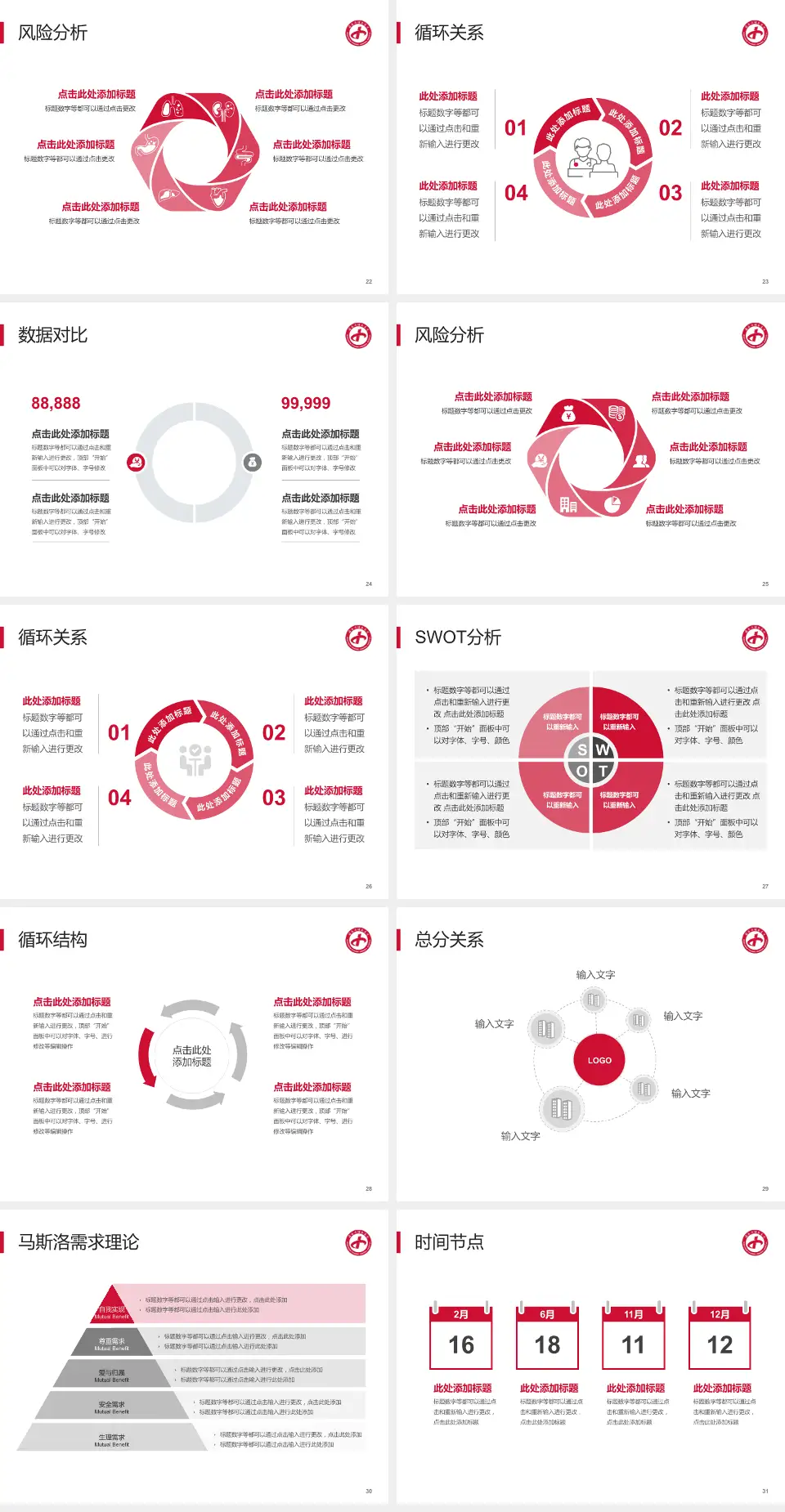 国药同煤总医院平旺院区科研成果展示PPT模板4:3格式幻灯片预览图4
