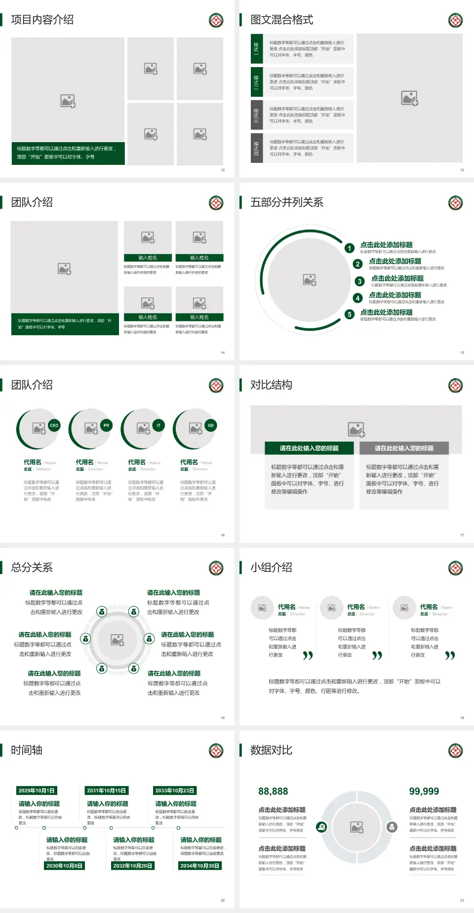 陆军第80集团军医院医疗知识普及PPT模板4:3格式幻灯片预览图3