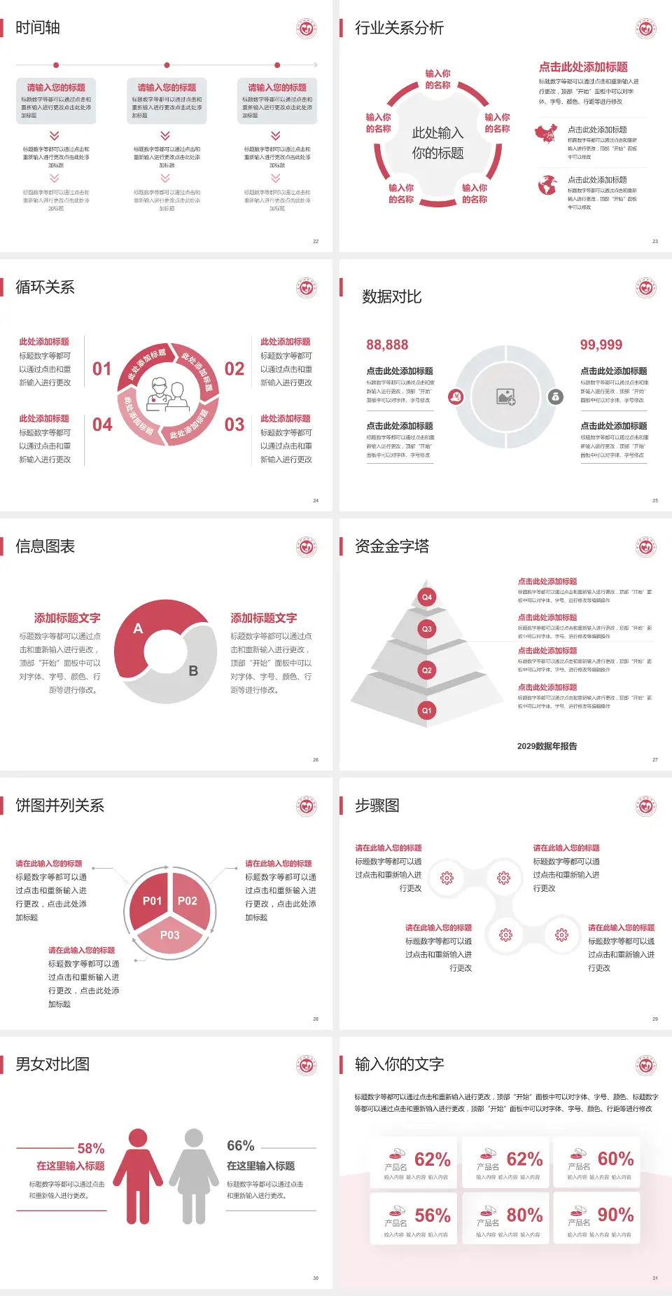 晋城市妇幼保健院医院管理报告PPT模板4:3格式幻灯片预览图4