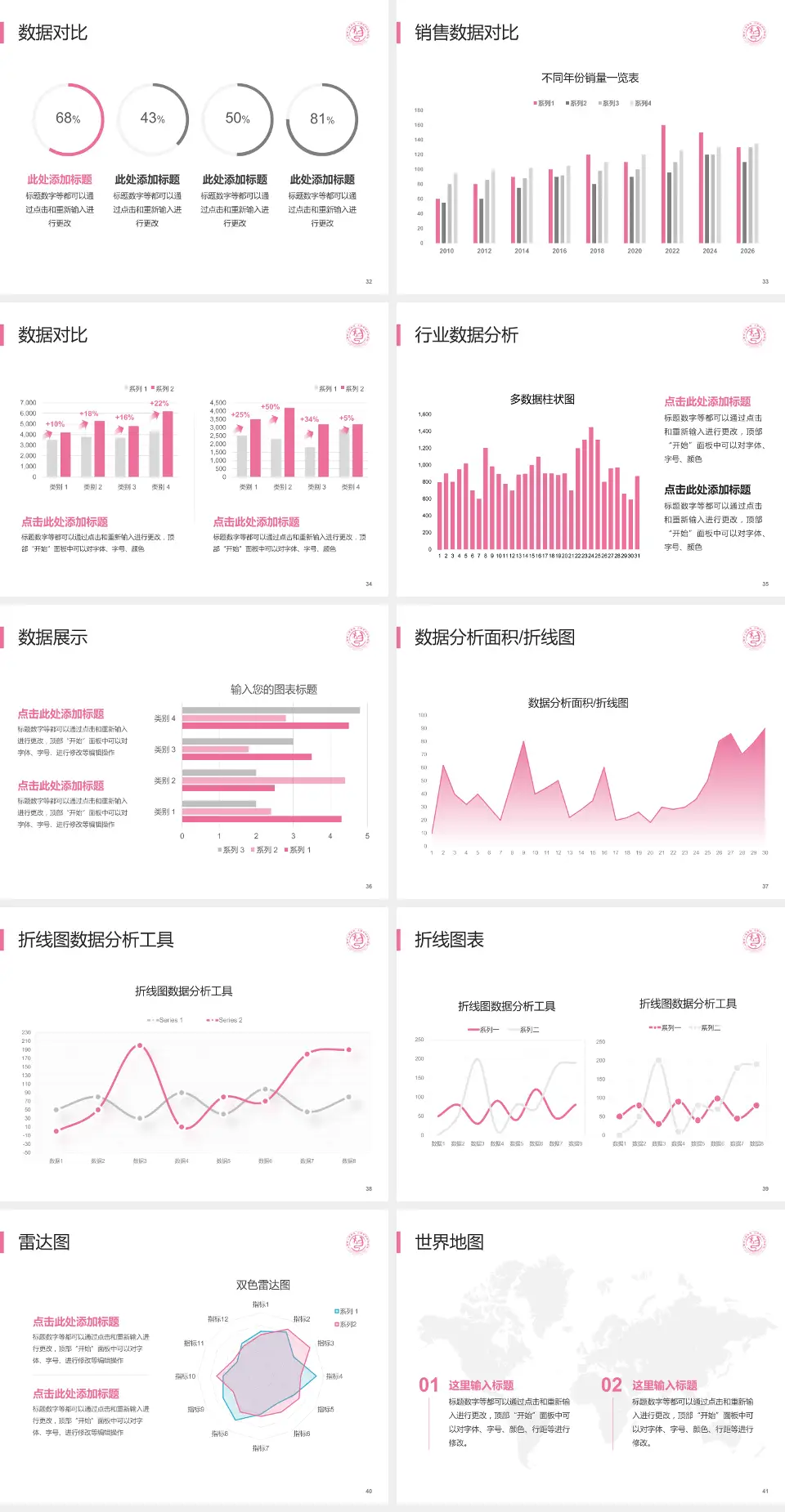 山西省儿童医院会议与研讨会PPT模板4:3格式幻灯片预览图5