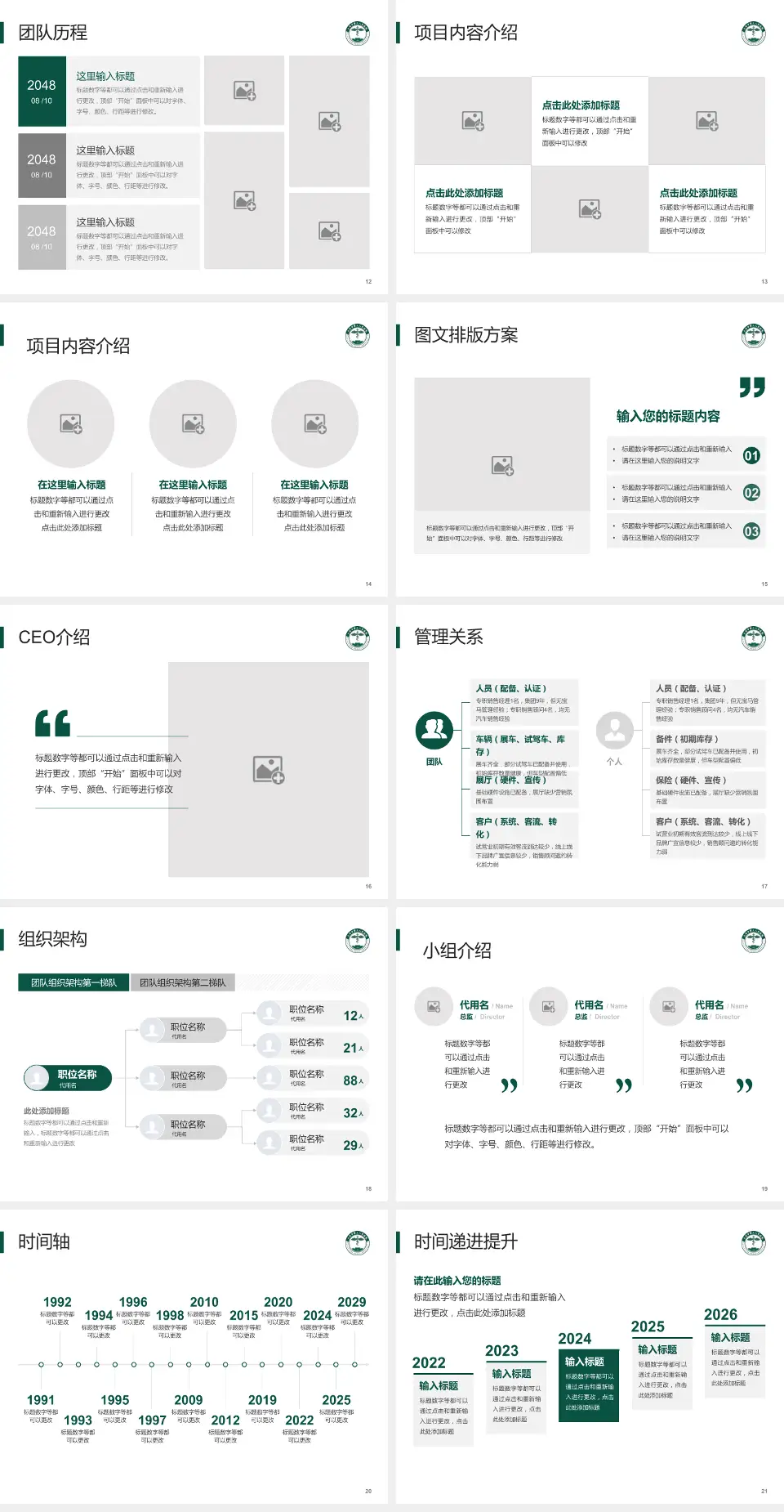 大同市第三人民医院医院管理报告PPT模板4:3格式幻灯片预览图3