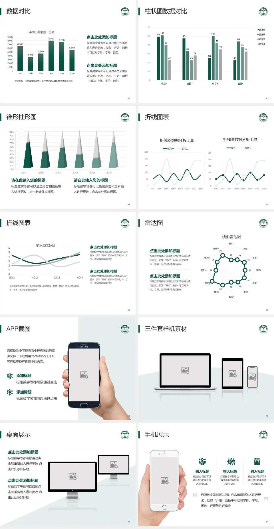 大同市第三人民医院医院管理报告PPT模板4:3格式幻灯片预览图6